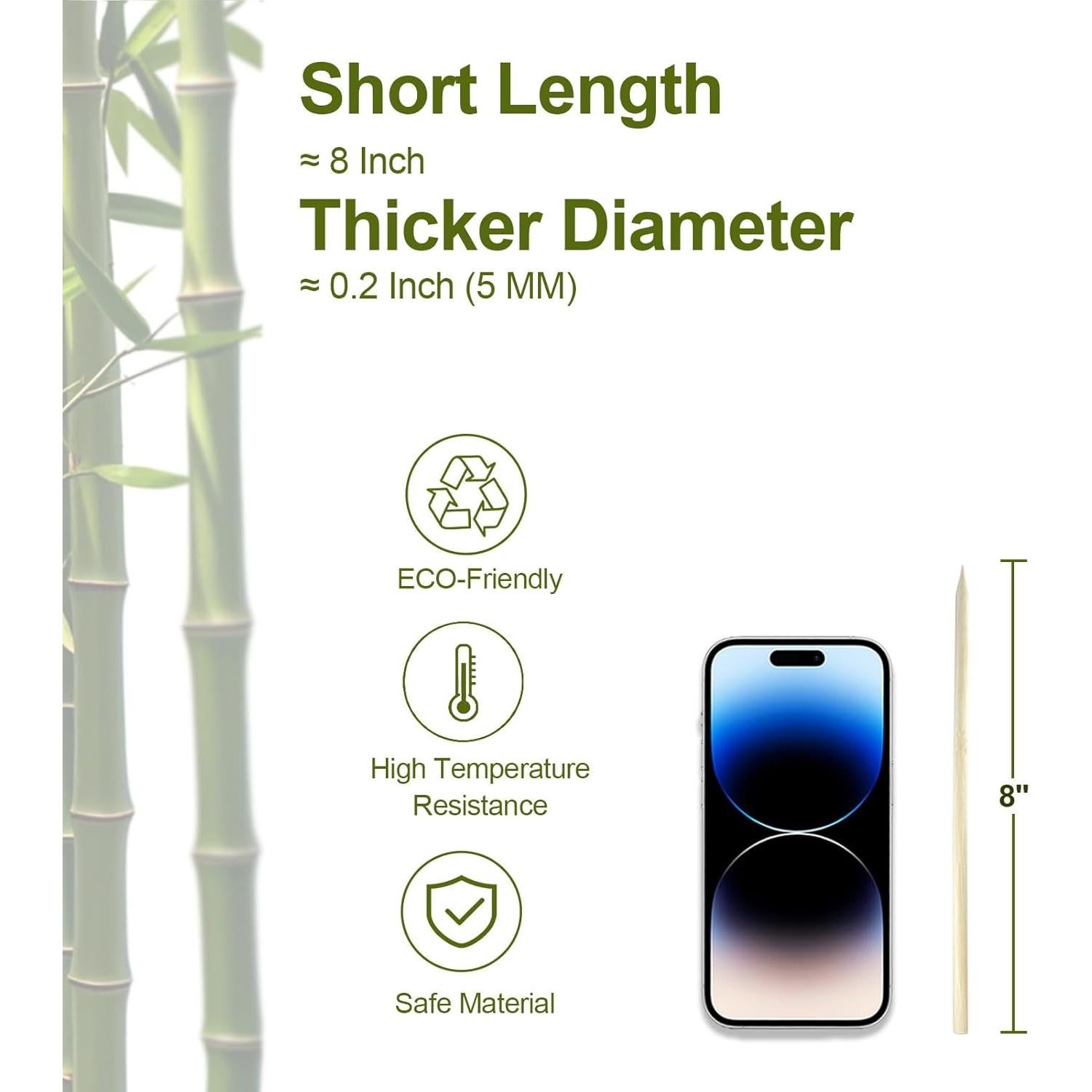 Palitos de Manzana de Caramelo CrazyTerra 20.32 cm 50 Piezas