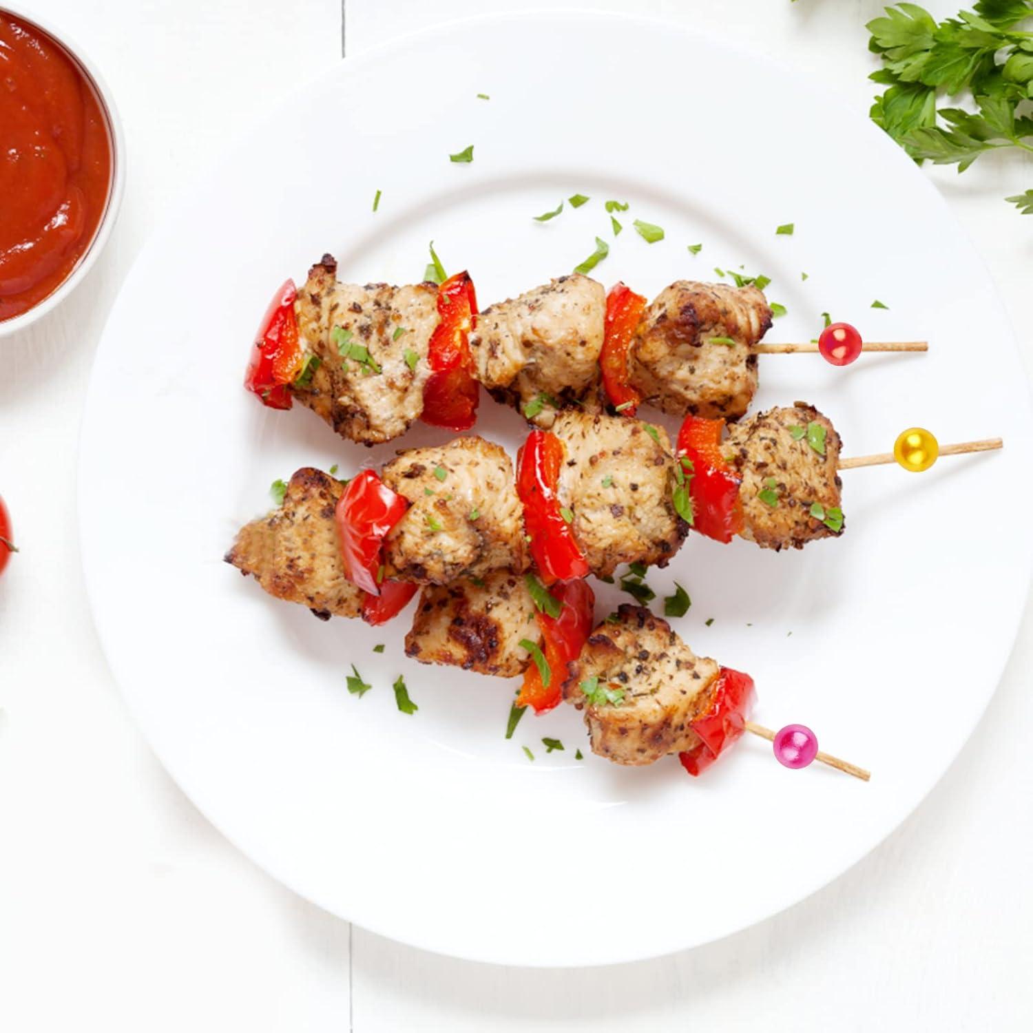 Palillos de Cóctel de Bambú Ecológicos - 100 Unidades