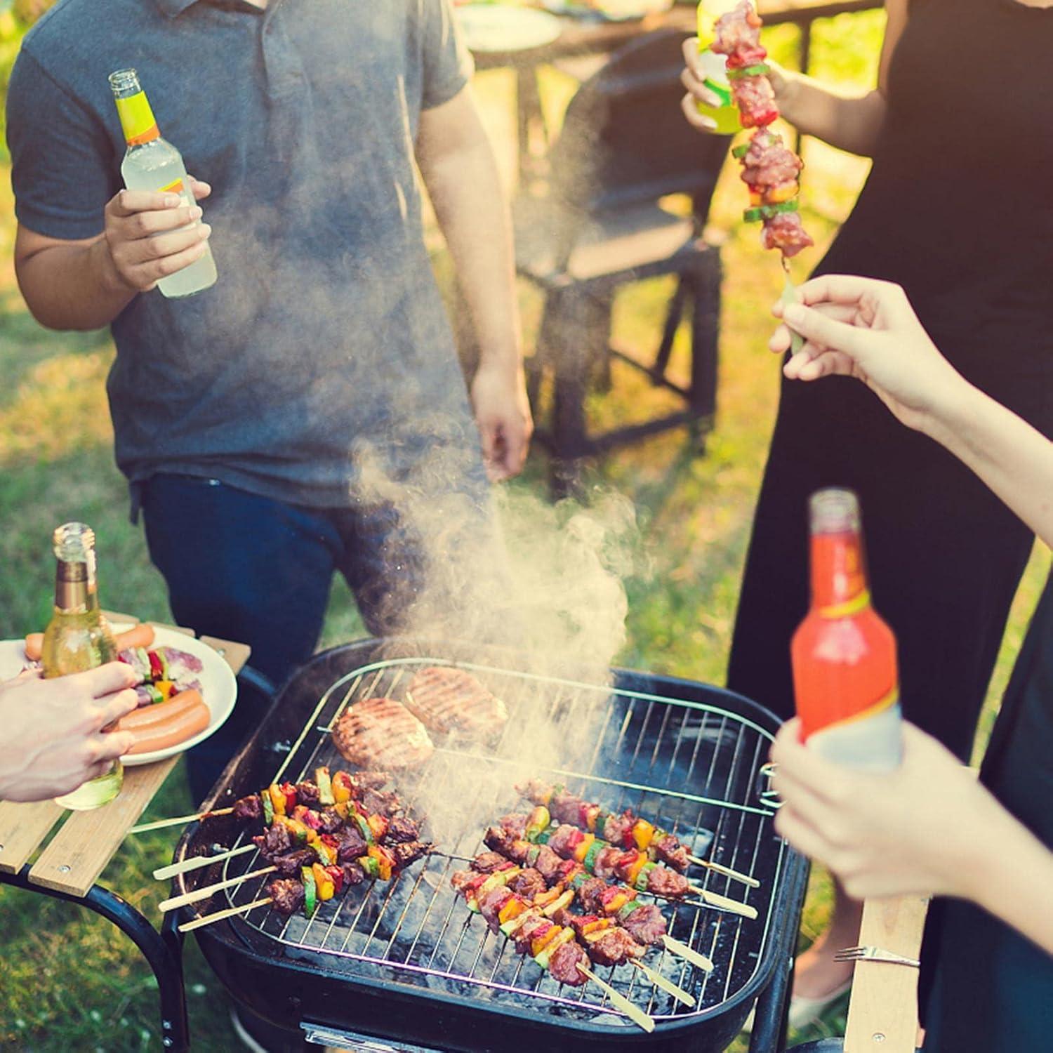 200 Palillos de Madera de Bambú 25.4 cm para Cócteles