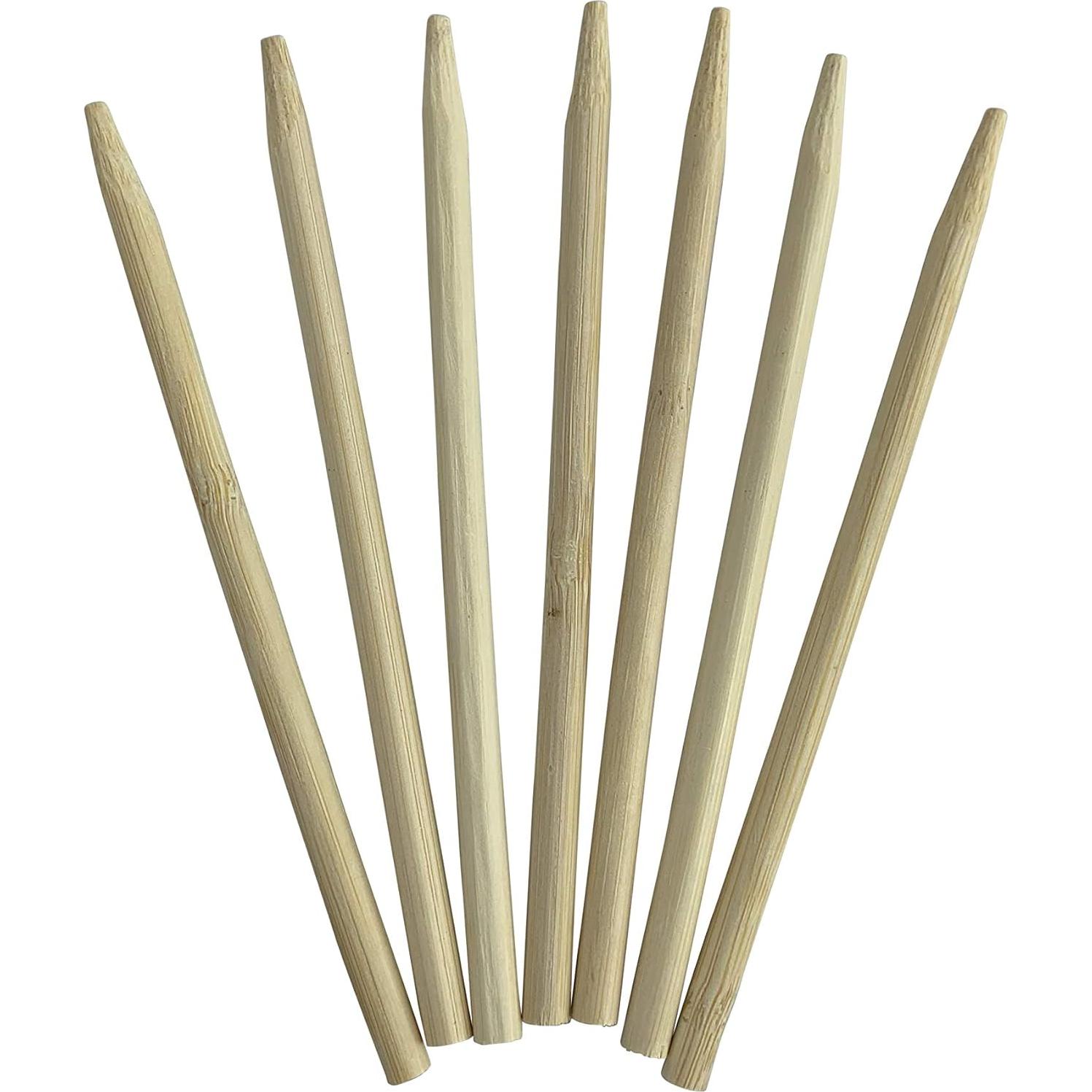 Palitos de Madera de Bambú KingSeal para Manzanas de Caramelo 100 Unidades