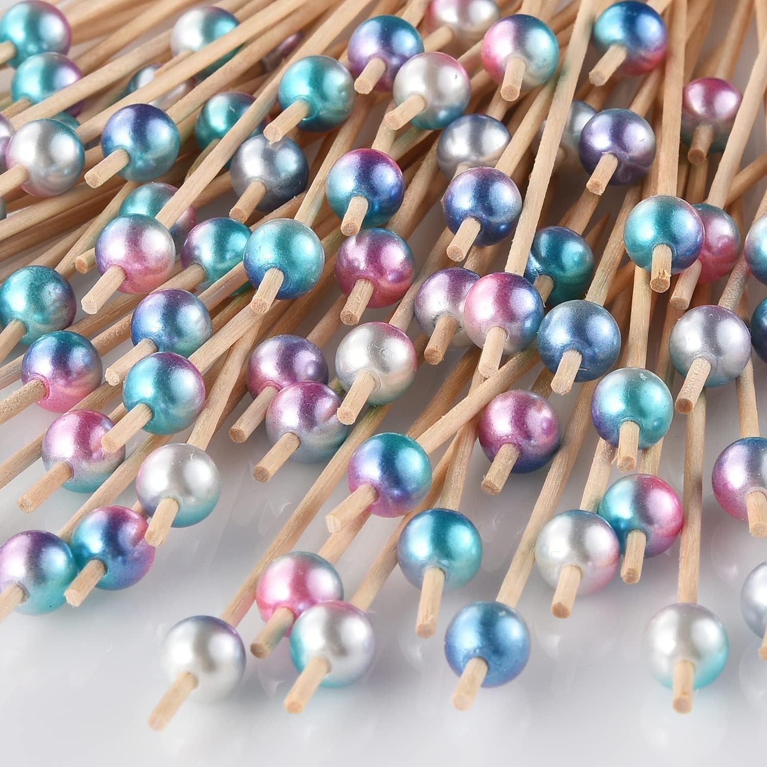 Palillos de Cóctel de Madera ALINK 100 Unidades 12 cm Arcoíris