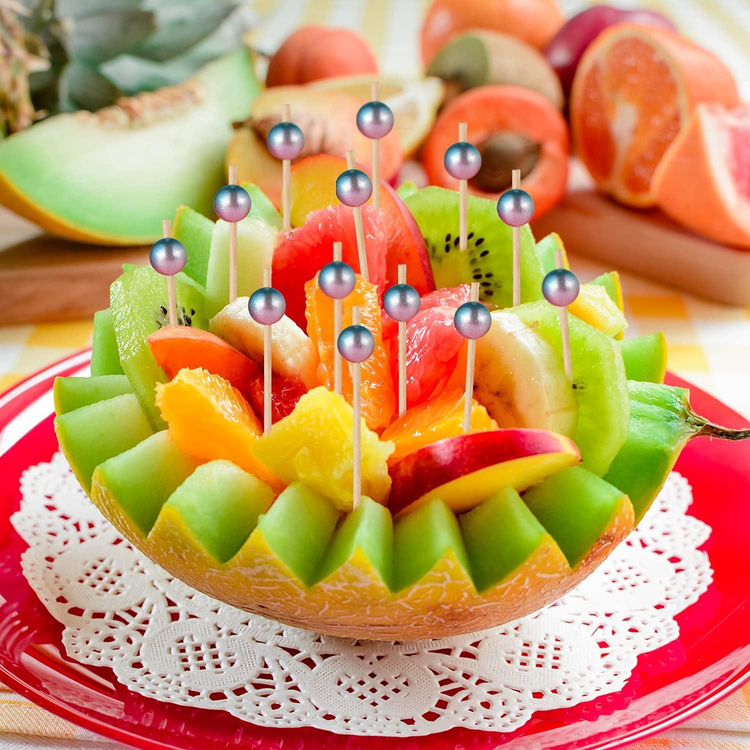 Palillos de Cóctel de Madera ALINK 100 Unidades 12 cm Arcoíris