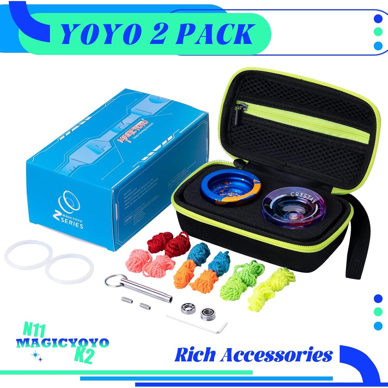 MAGICYOYO Yoyo 2 Pack N11 & K2 - Responsivo y No Responsivo