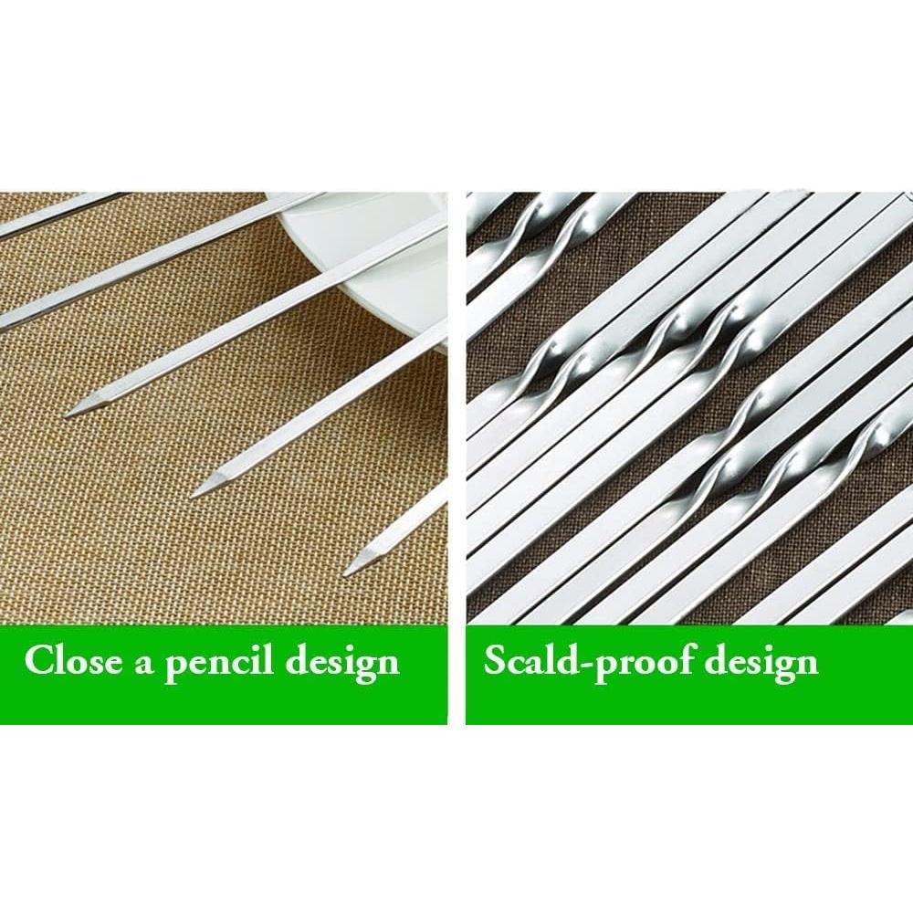 Pinchos de Acero Inoxidable Killer's Instinct 35.5 cm Set 24