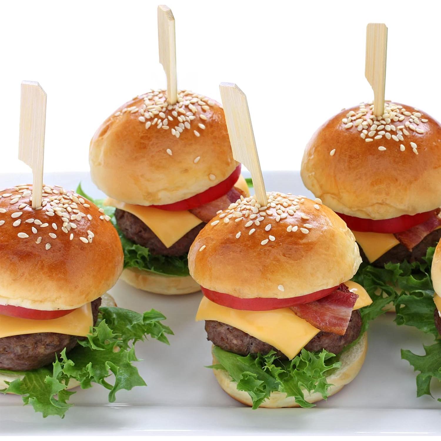 Palillos de Bambú AZUL TOP 300 Pcs 8.9 cm Resistentes