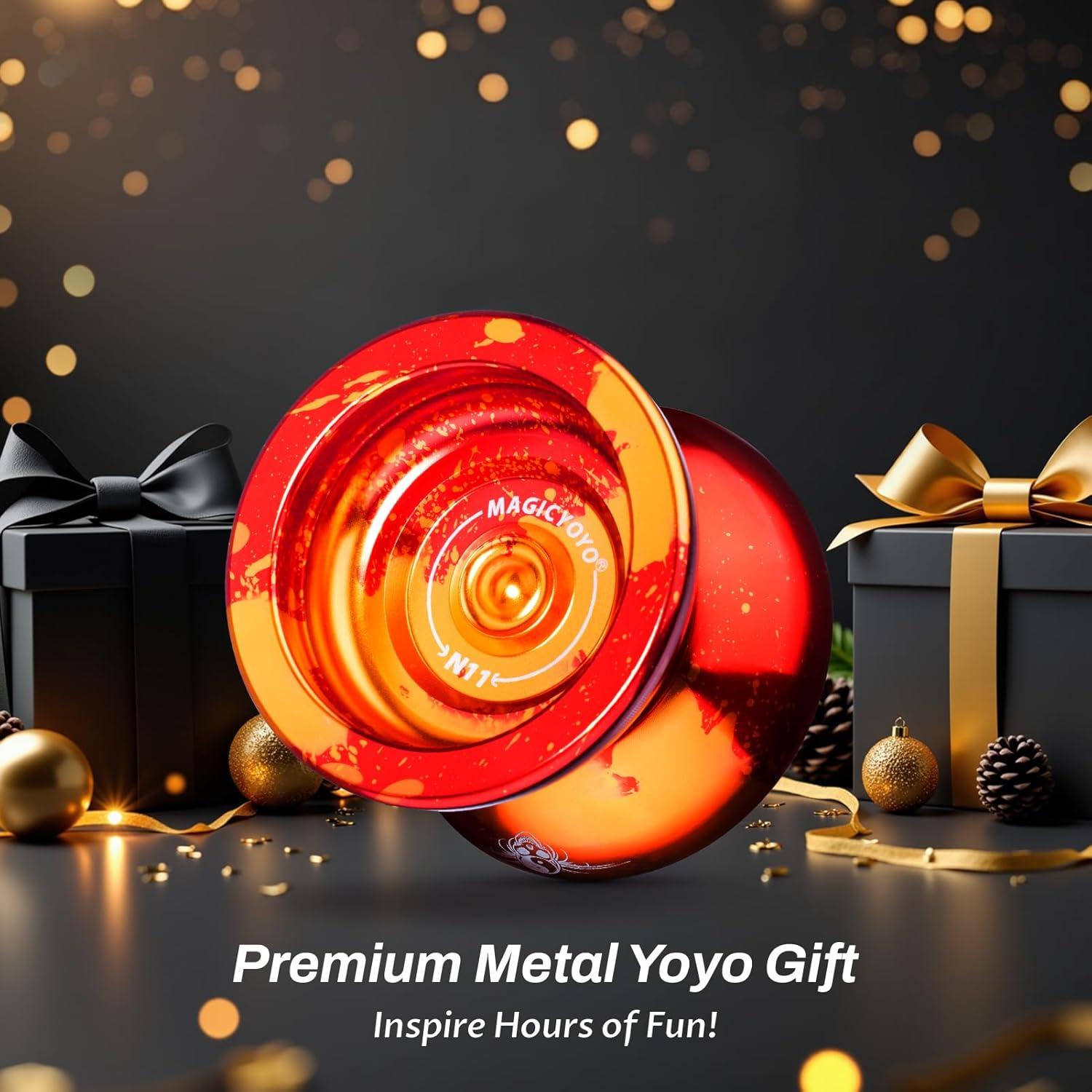 Yoyo Profesional MAGICYOYO N11 Metálico + 12 Cuerdas