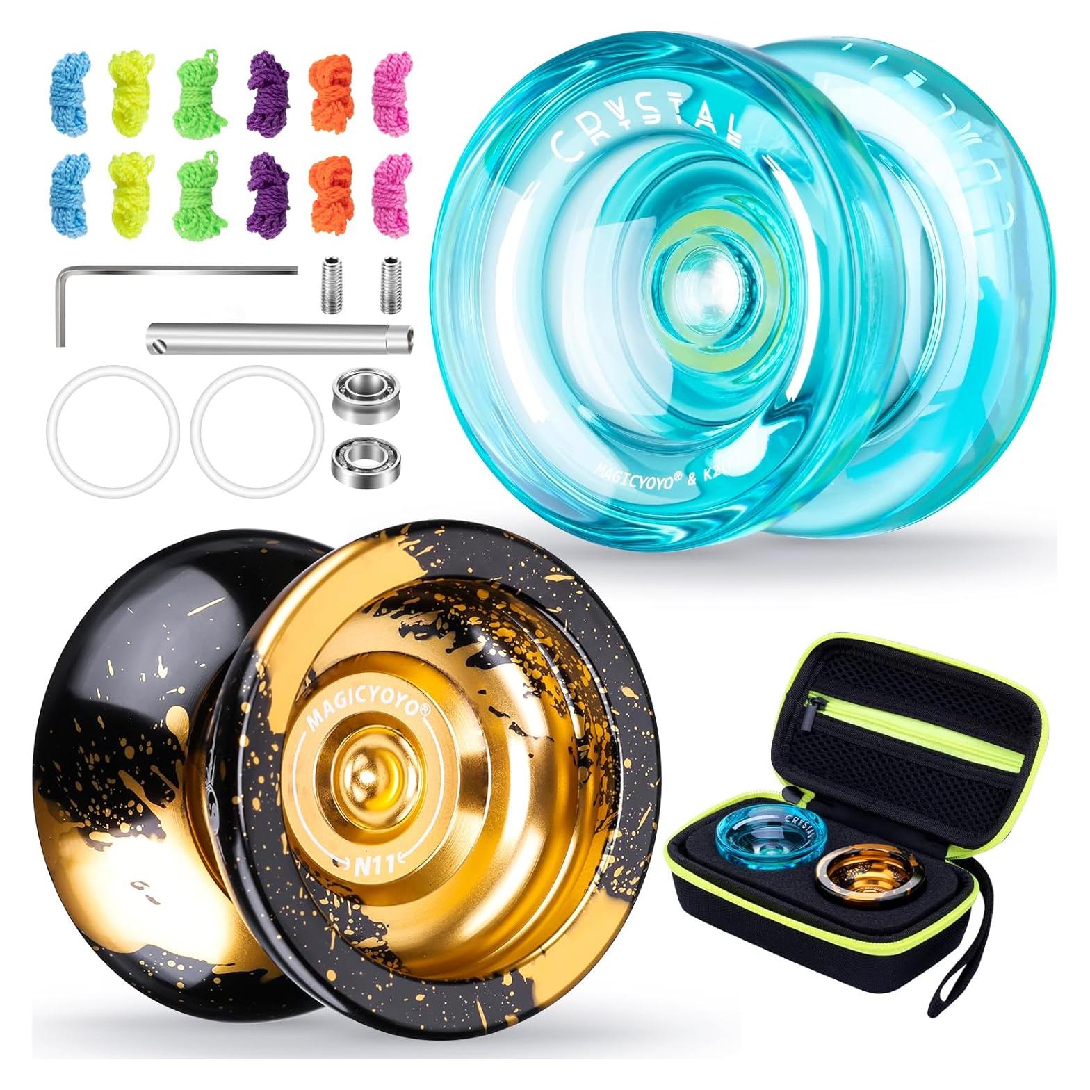 MAGICYOYO Paquete de 2 Yoyos Profesionales para Niños