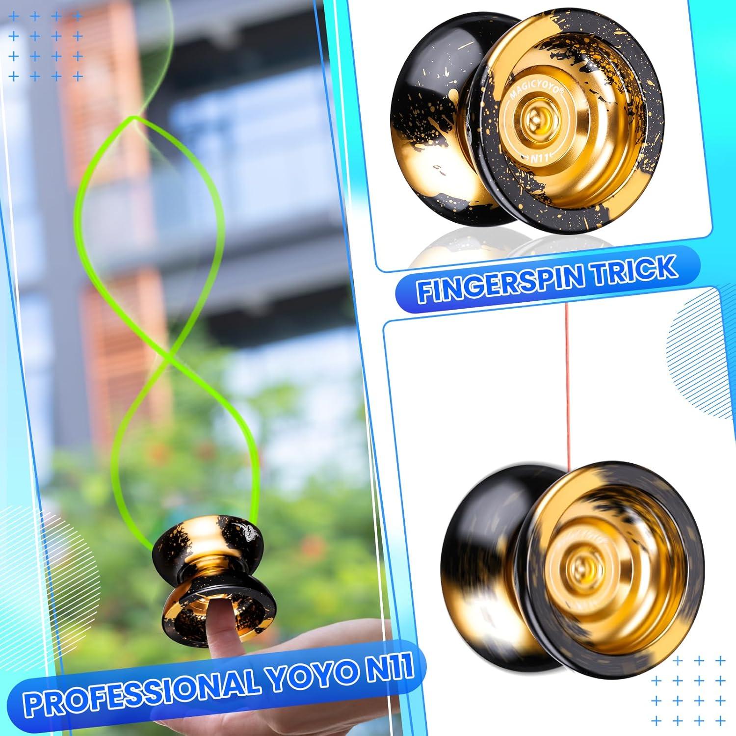 MAGICYOYO Paquete de 2 Yoyos Profesionales para Niños