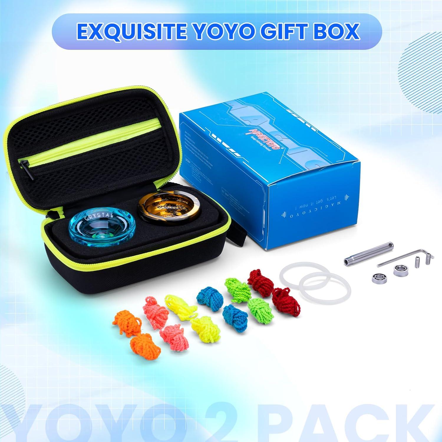 MAGICYOYO Paquete de 2 Yoyos Profesionales para Niños