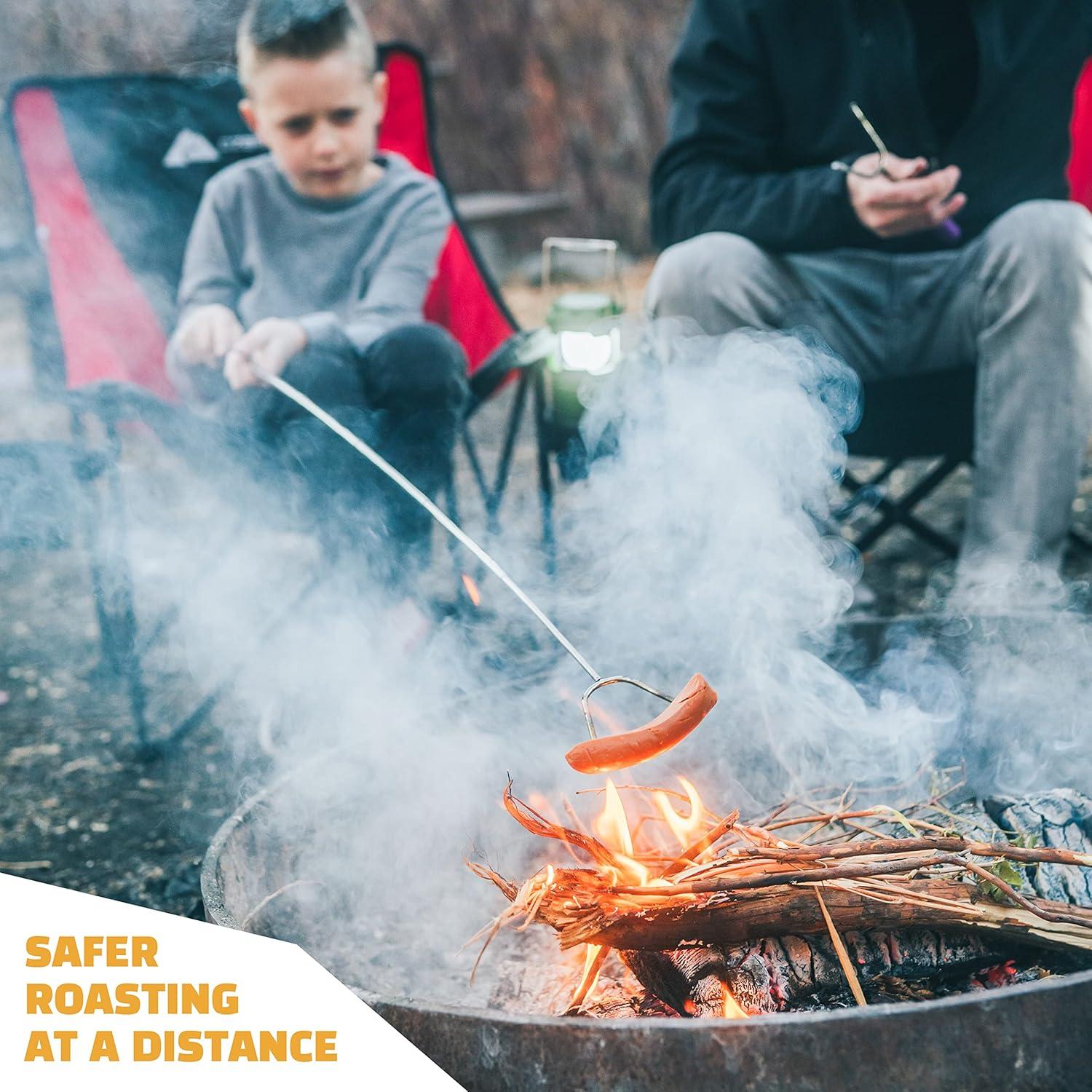 Palos para Asar Malvaviscos MalloMe 86 cm - Juego de 4