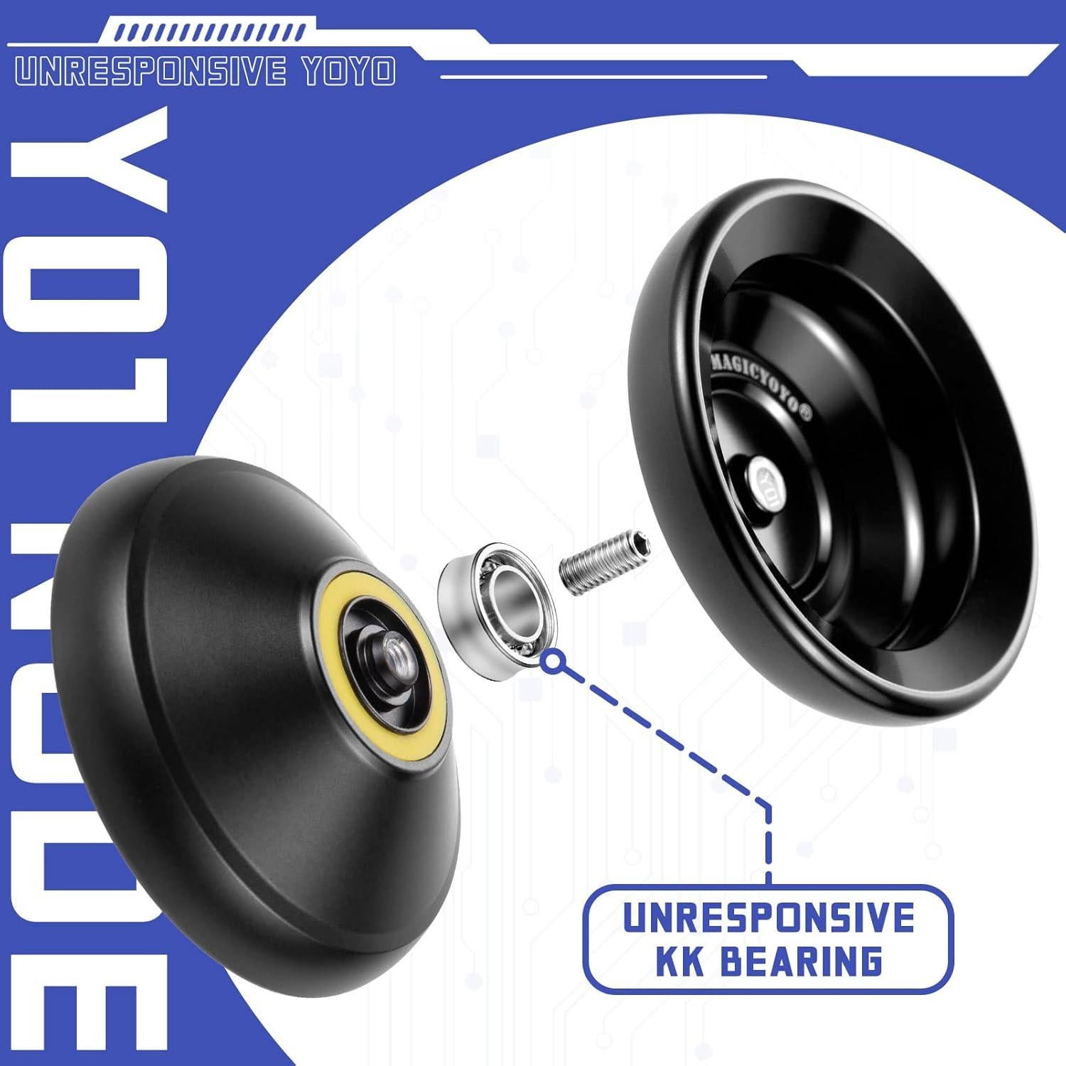 Yoyo Profesional MAGICYOYO Y01 No Responsivo + 5 Cuerdas