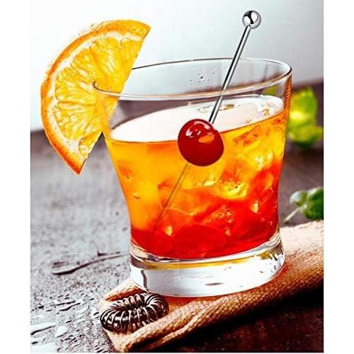 15 Palillos de Cóctel de Acero Inoxidable SZLFSX 11 cm