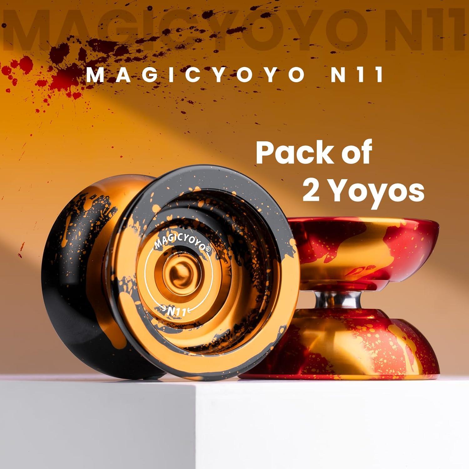 Yoyo Profesional MAGICYOYO N11 - Paquete de 2 Metálicos
