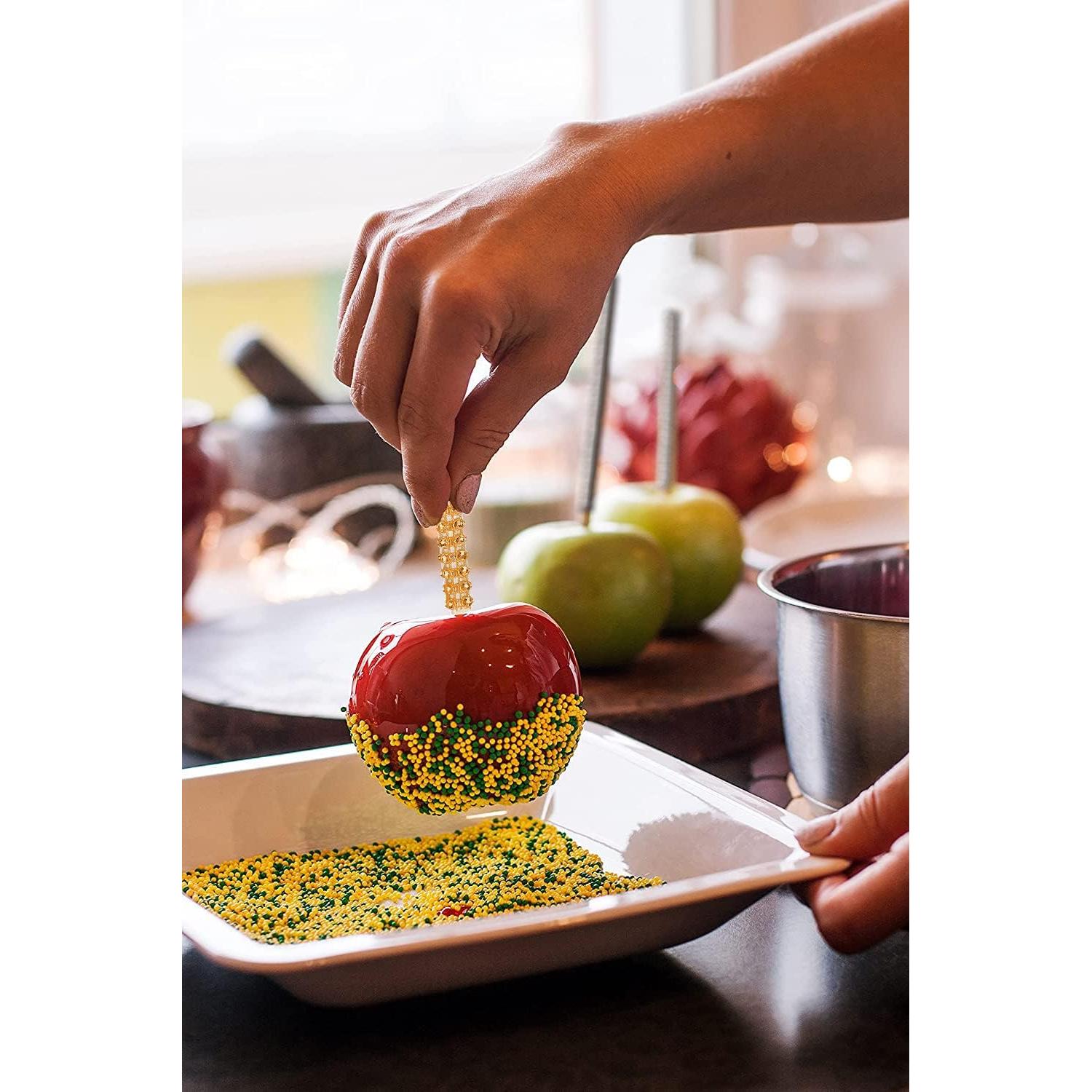 32 Palitos de Caramelo Brillantes MGWOTH de Bambú Naranja