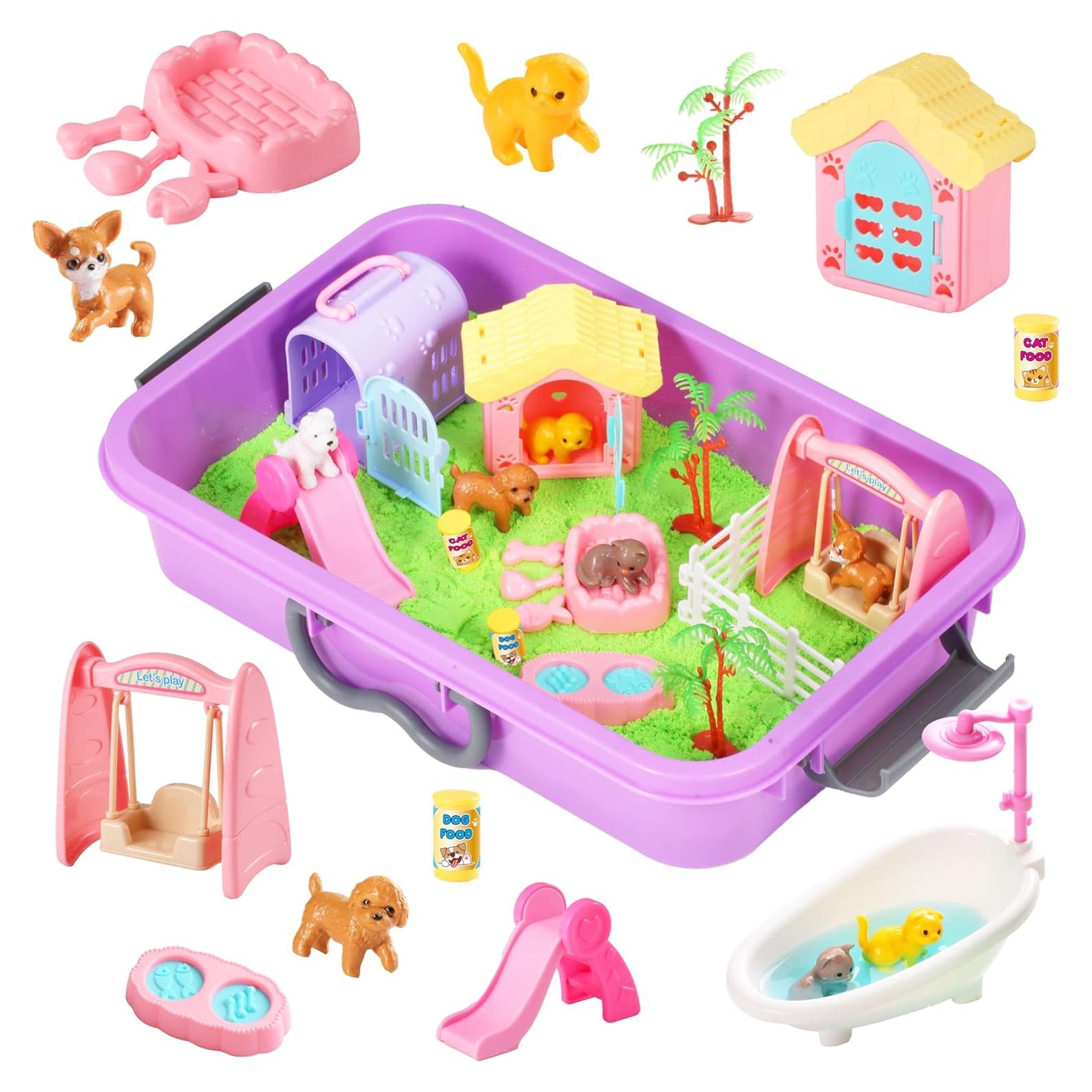 Caja Sensorial para Mascotas Carolart con Arena Mágica