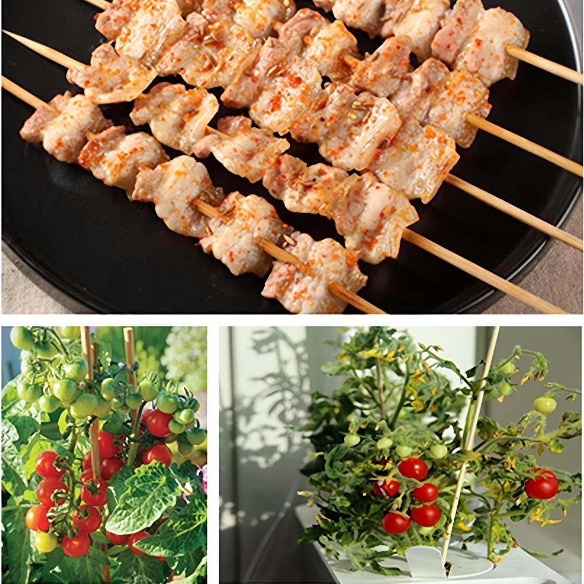 Paquete de 40 estacas de bambú Newflager 45.72 cm para jardinería