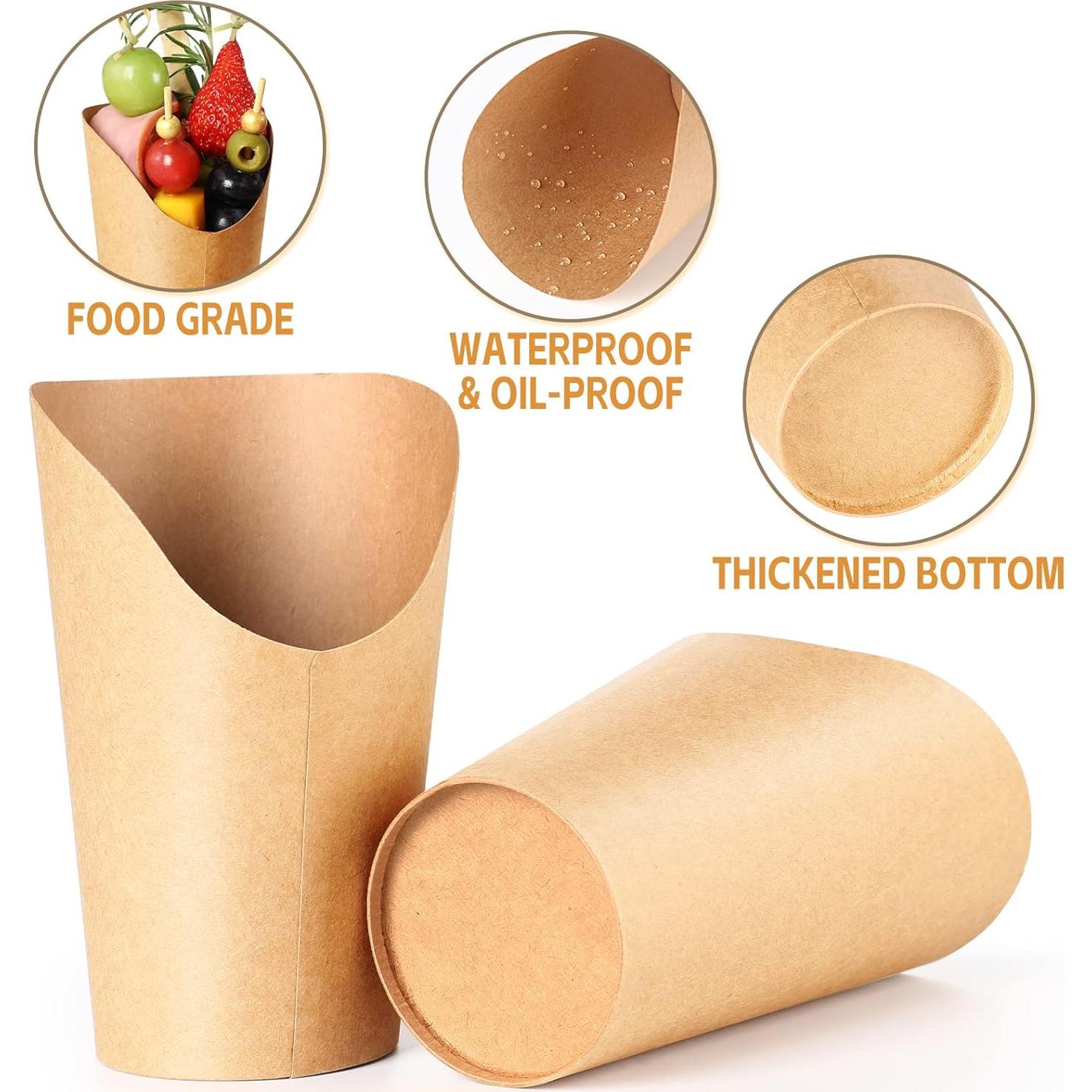 50 Tazas de Charcutería SEANSDA + 200 Palillos + 50 Etiquetas