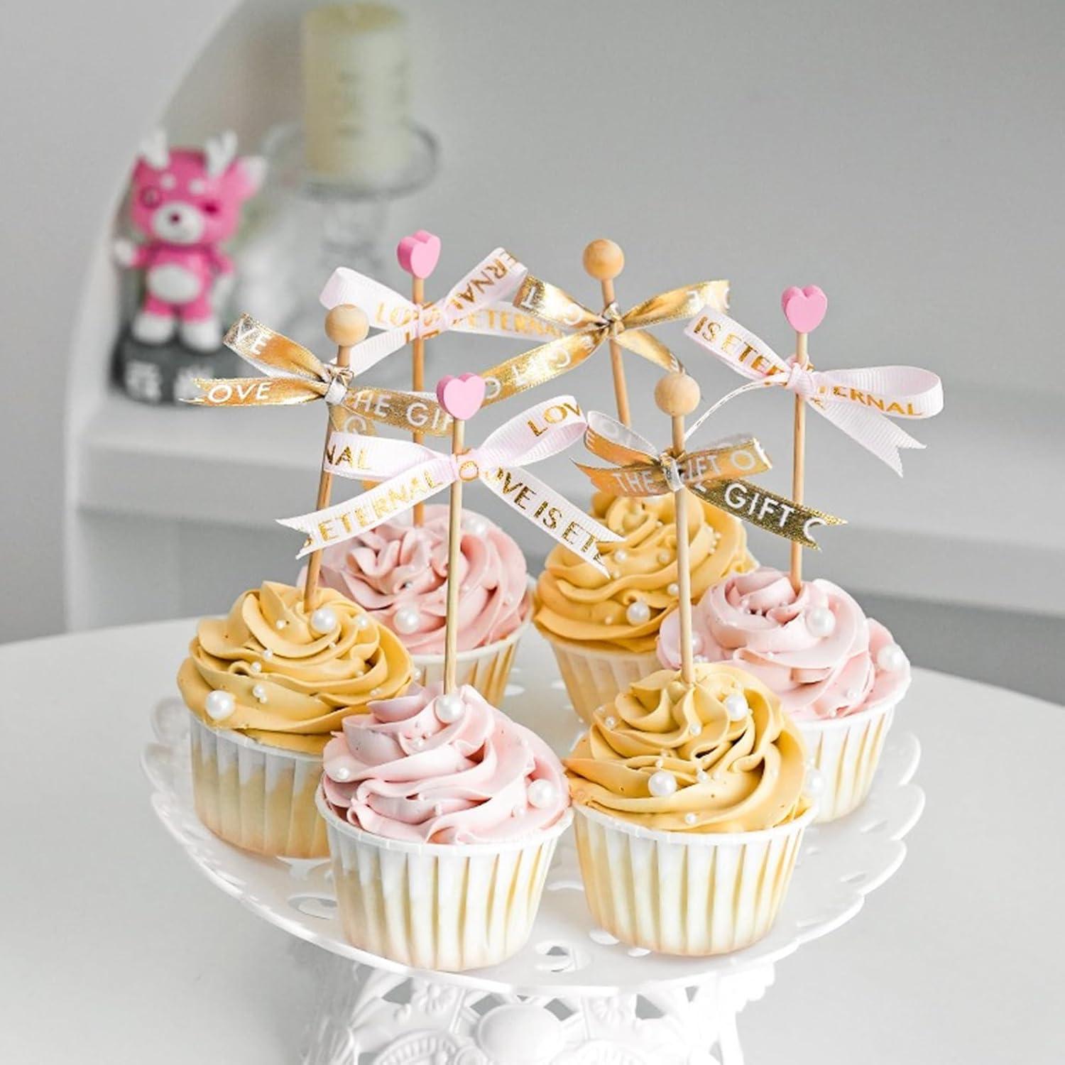 100 Palitos de Madera Rosa para Lollipop OSSIJAY 15cm