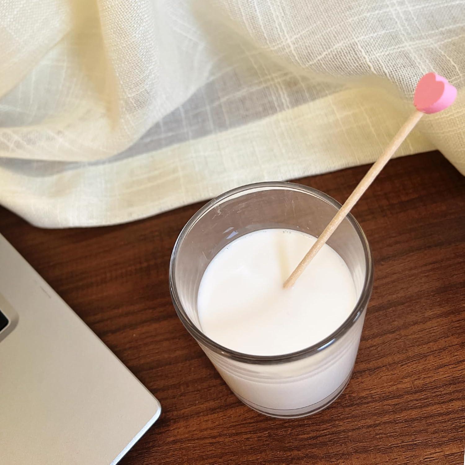 100 Palitos de Madera Rosa para Lollipop OSSIJAY 15cm