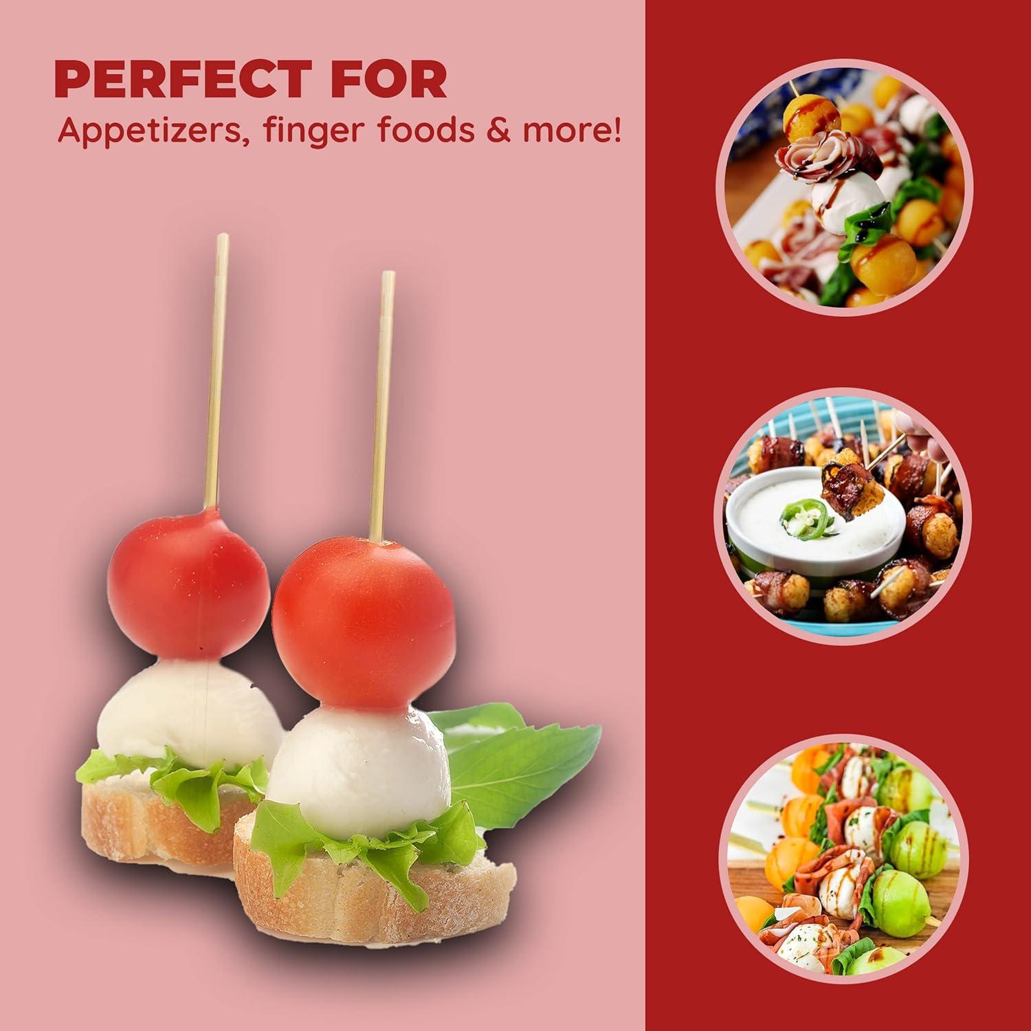 Pinchos de Bambú Elementos Culinarios 10.16 cm 300 Unidades