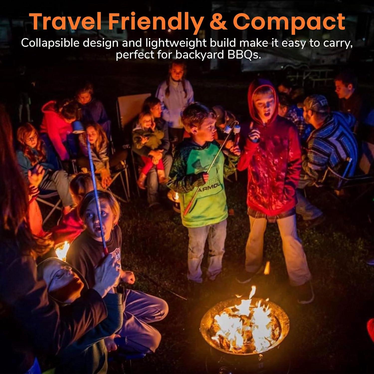 Palos de Asar S'mores HigherHuman - 66 cm Acero Inoxidable (4)