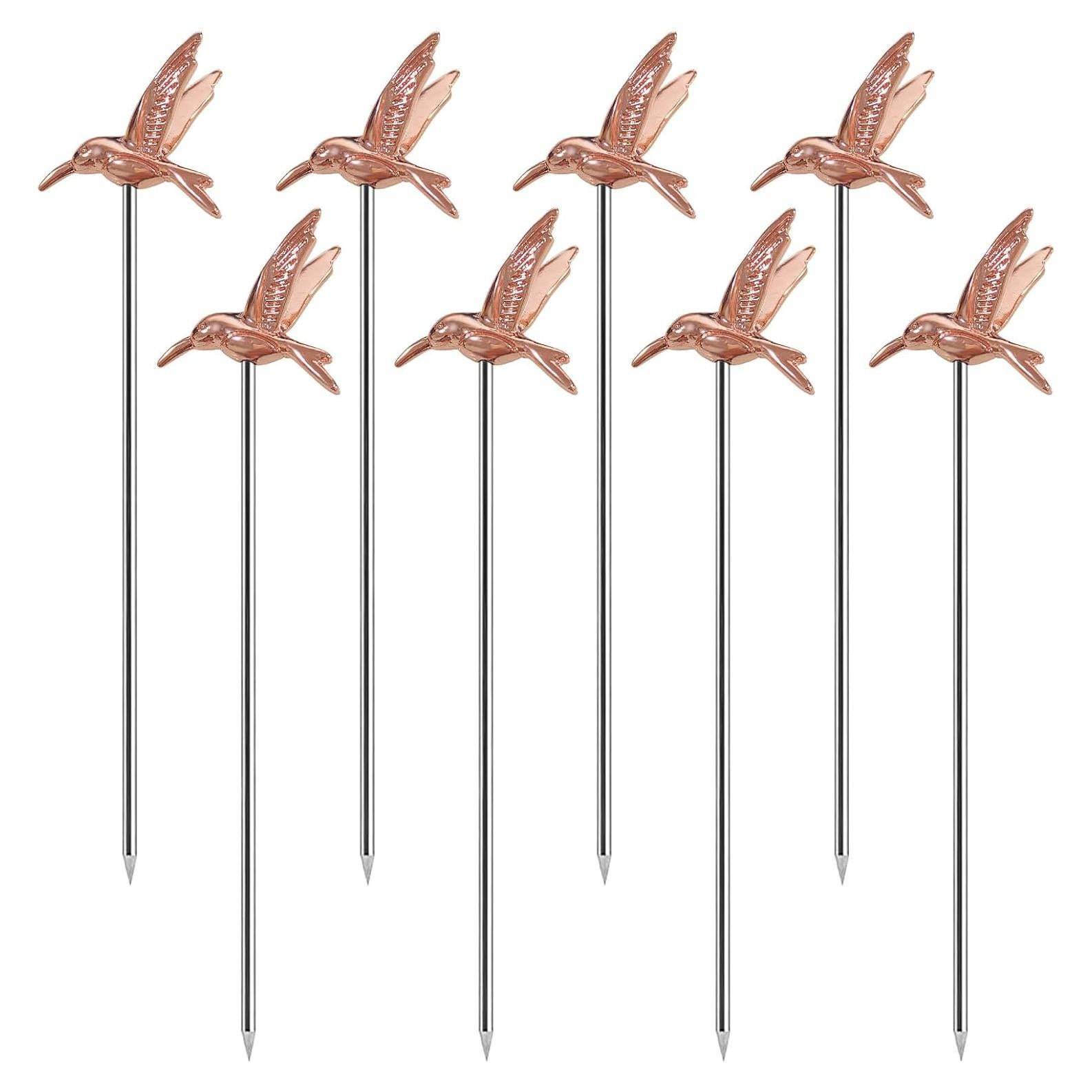 Palillos de cóctel RFORPLY de acero inoxidable 11.99 cm - 8 piezas