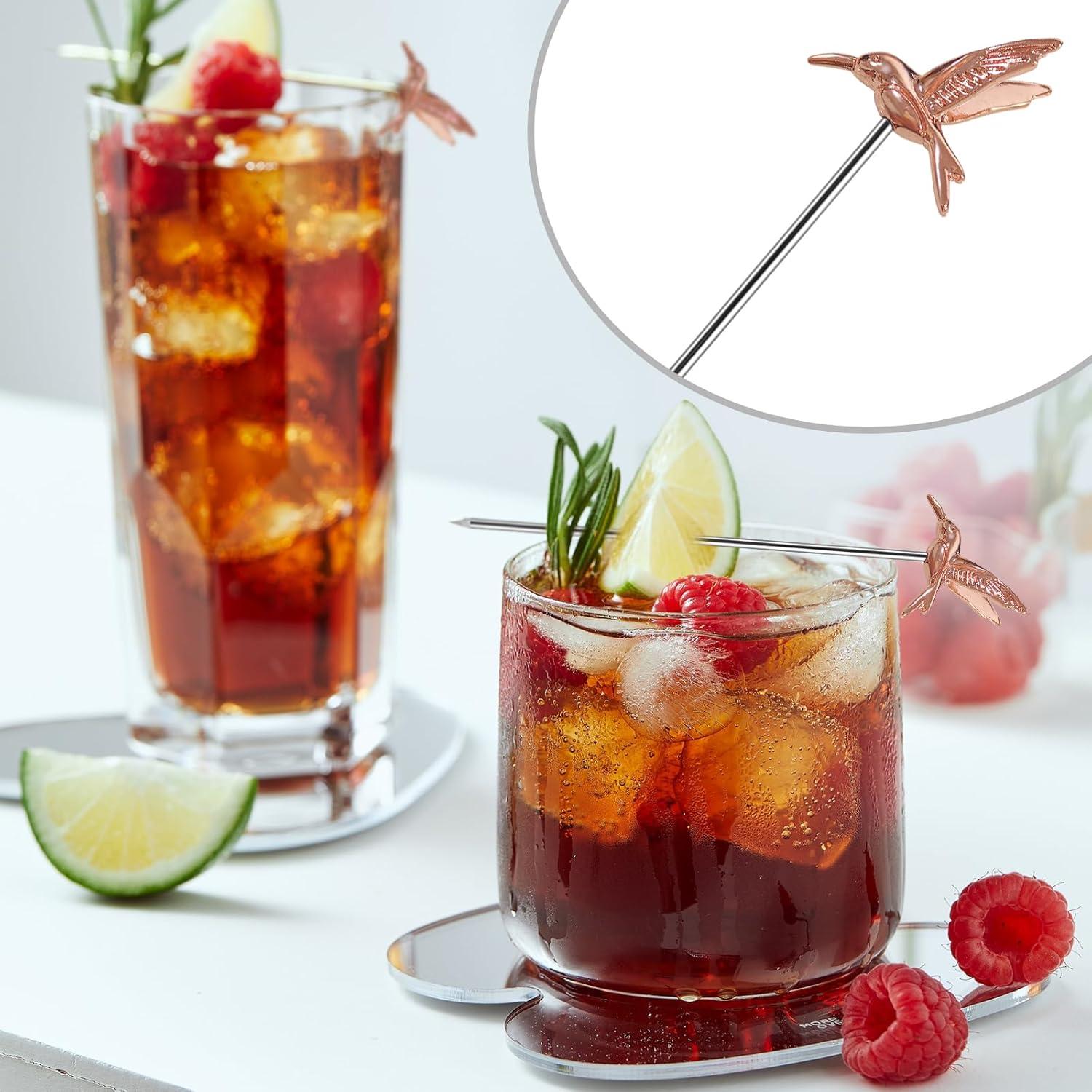 Palillos de cóctel RFORPLY de acero inoxidable 11.99 cm - 8 piezas