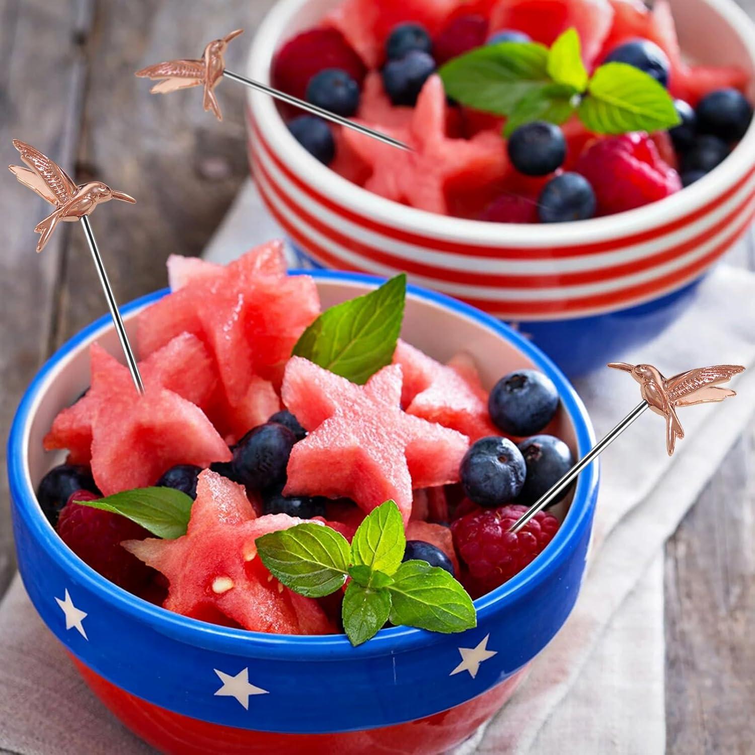 Palillos de cóctel RFORPLY de acero inoxidable 11.99 cm - 8 piezas