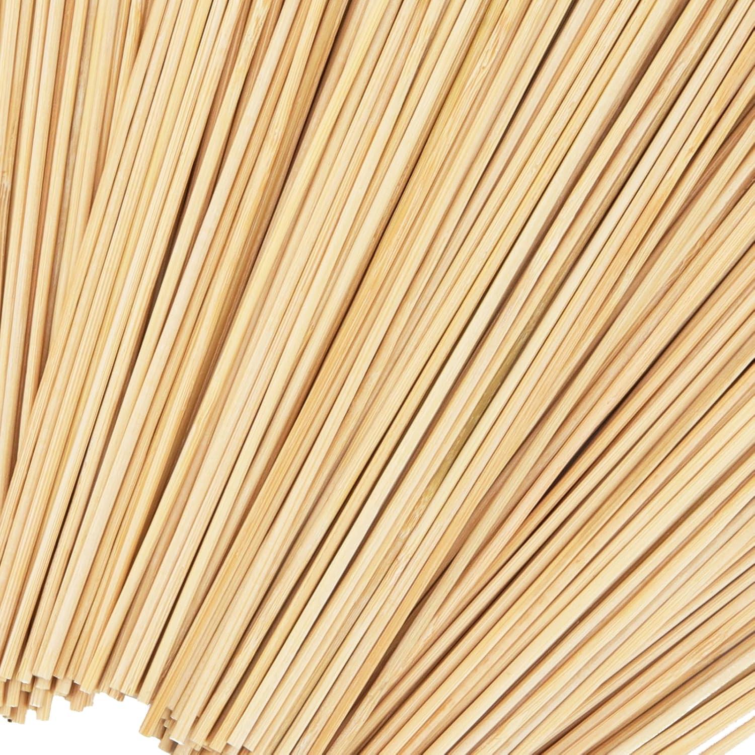 1200 Palitos de Bambú Natural 30 cm para BBQ y Aperitivos