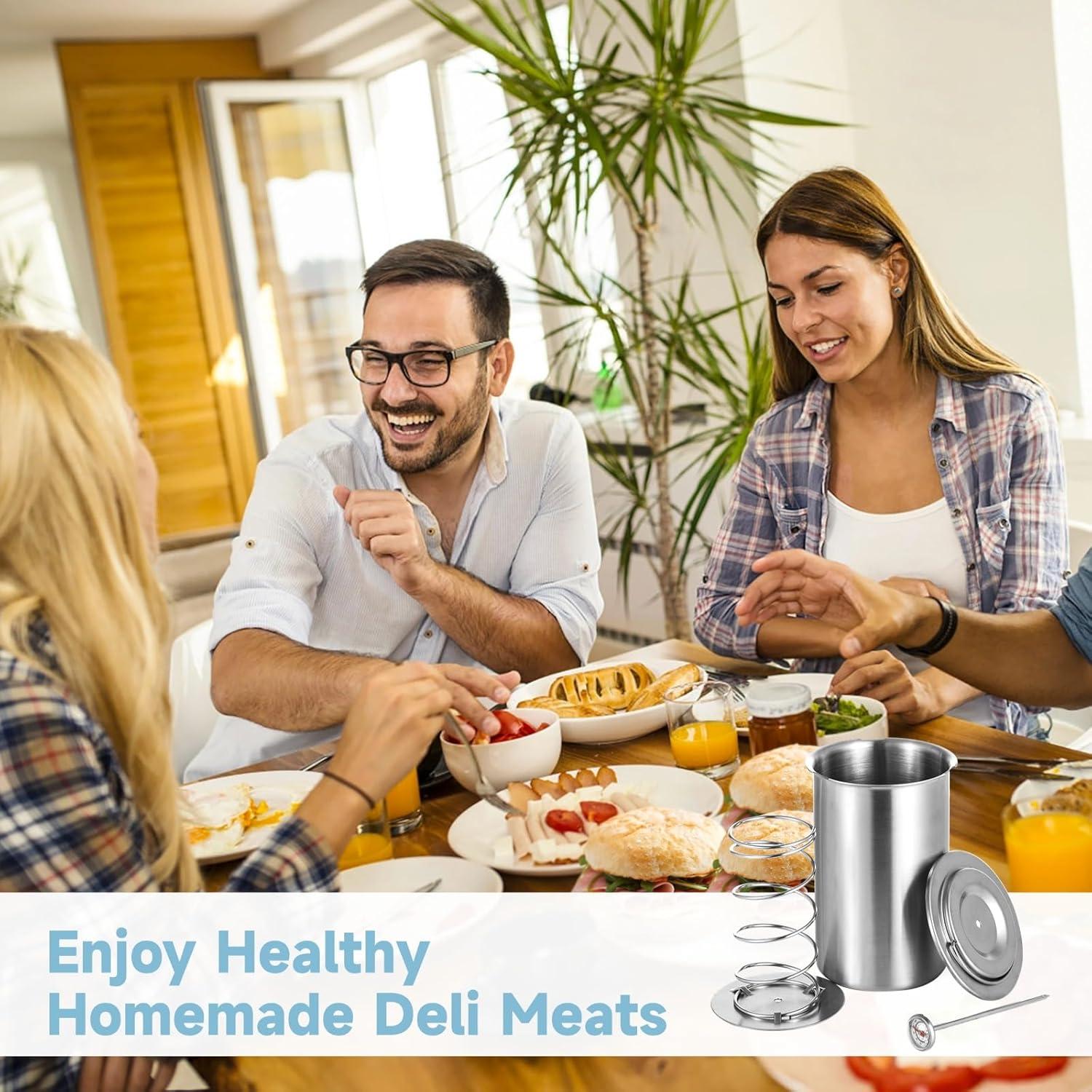 Prensa de Carne Deli Homaisson Acero Inoxidable 18x10 cm