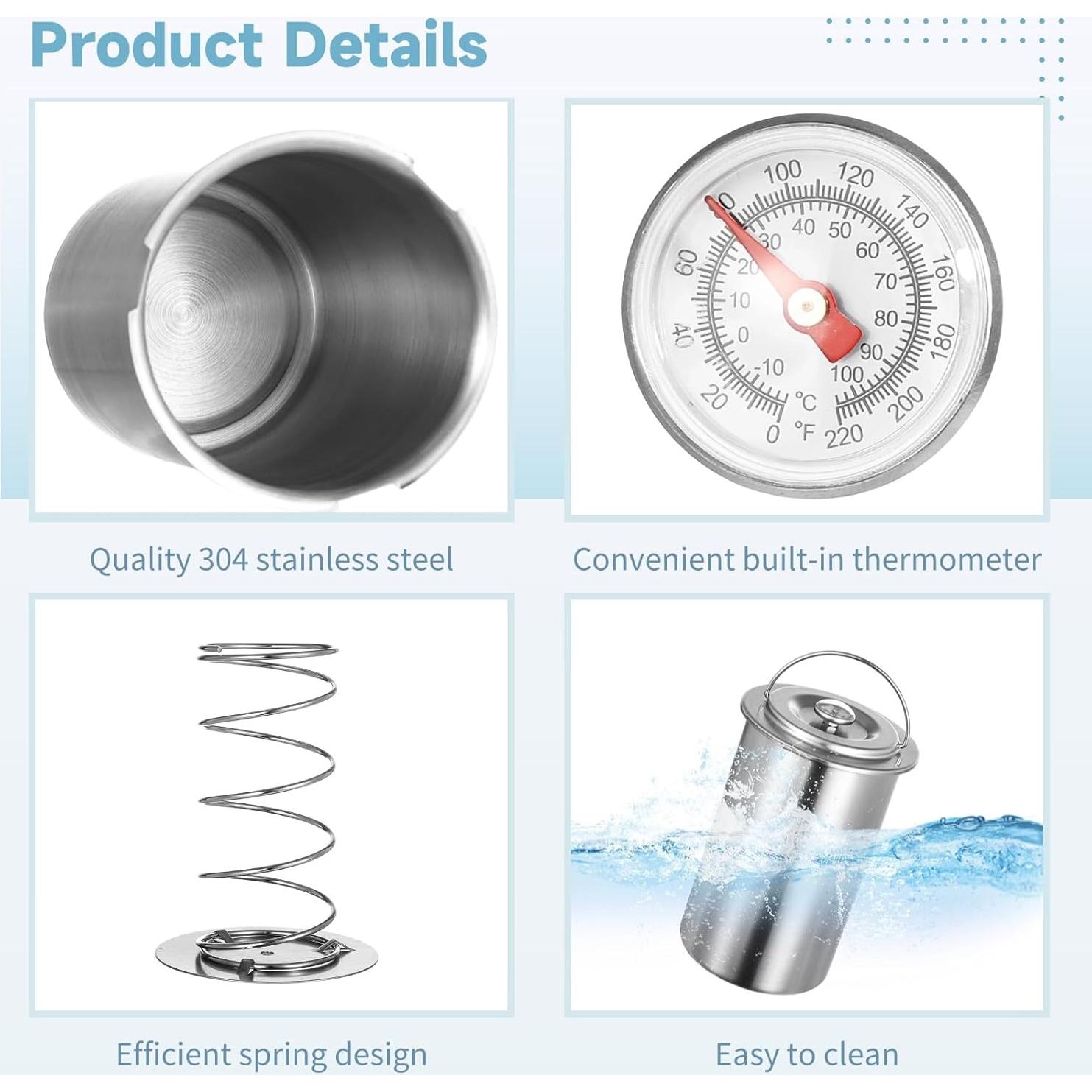 Prensa de Carne Deli Homaisson Acero Inoxidable 18x10 cm