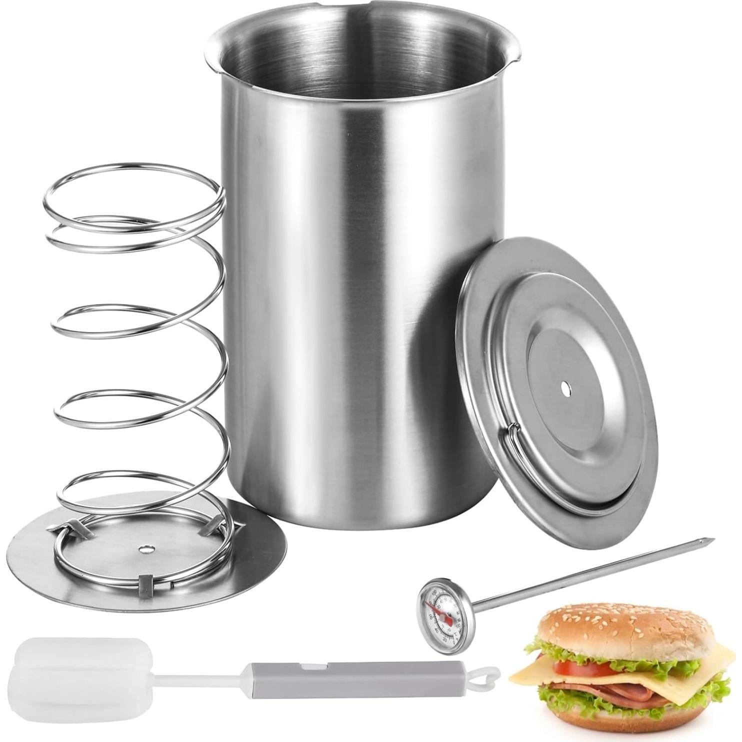 Prensa de Carne Deli Homaisson Acero Inoxidable 18x10 cm