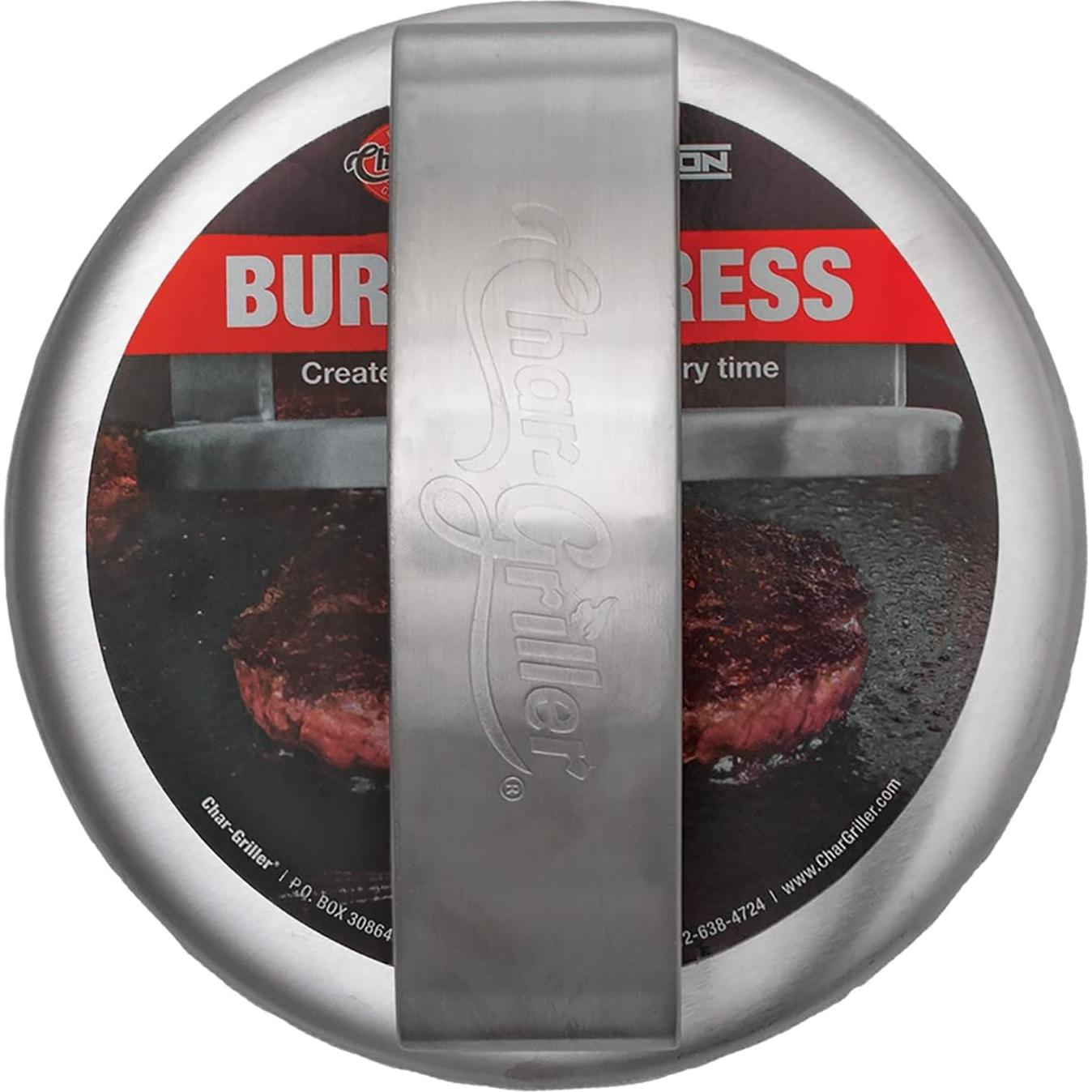 Prensa de Hamburguesas Planas Char-Griller 8813 - 15.5 cm