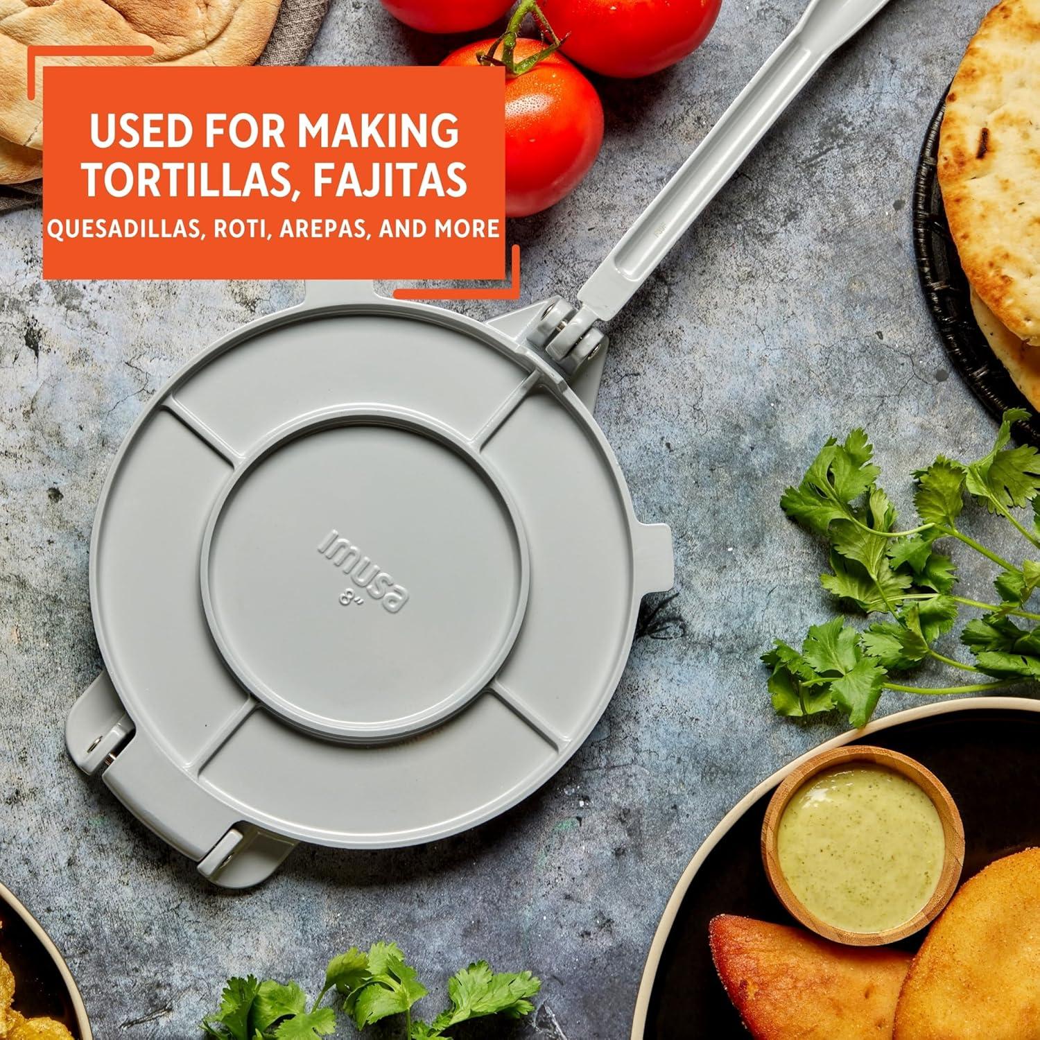 Prensa de Tortilla IMUSA 20.32 cm Aluminio Fundido