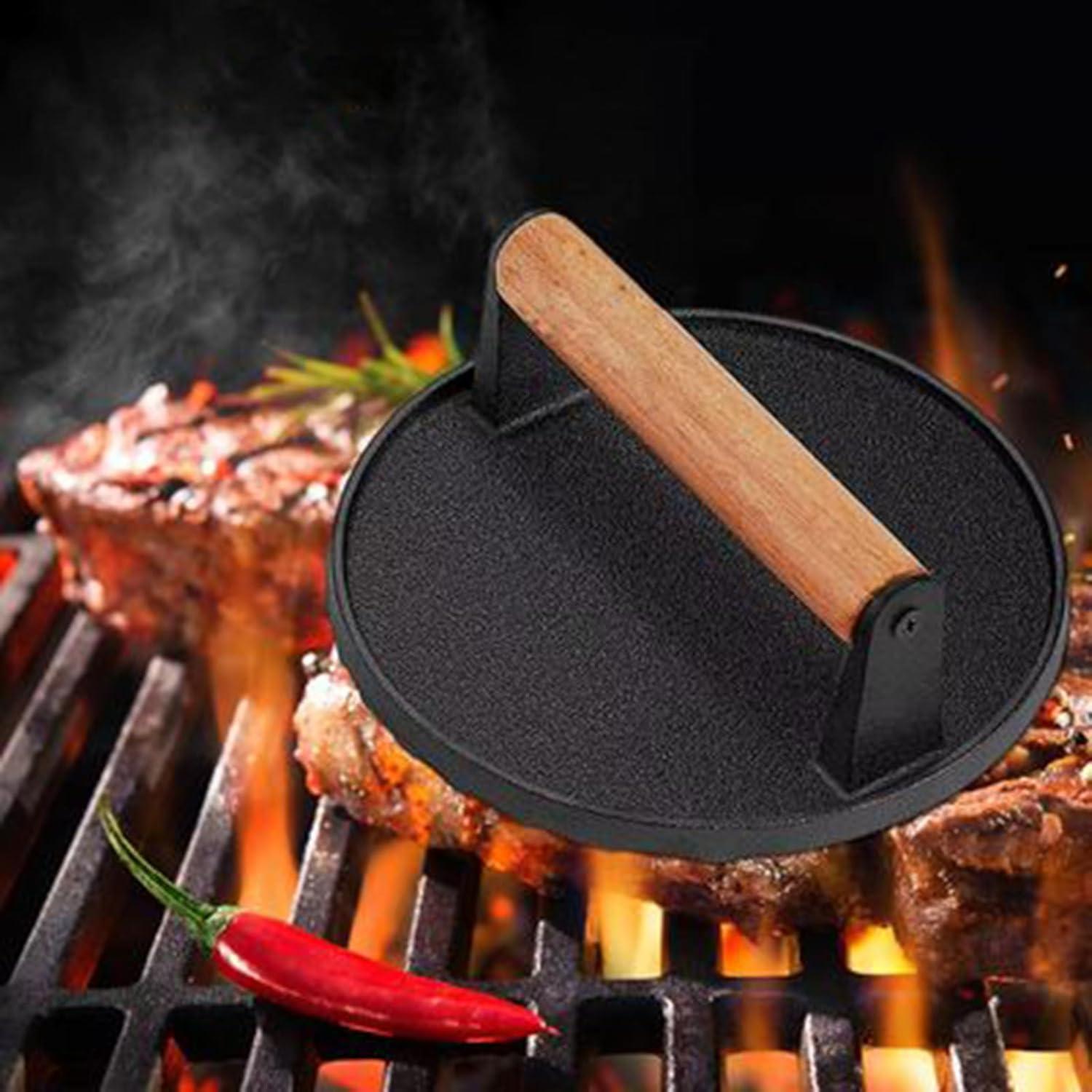 Prensa de Hierro Fundido 7" HOIGON con Mango de Madera