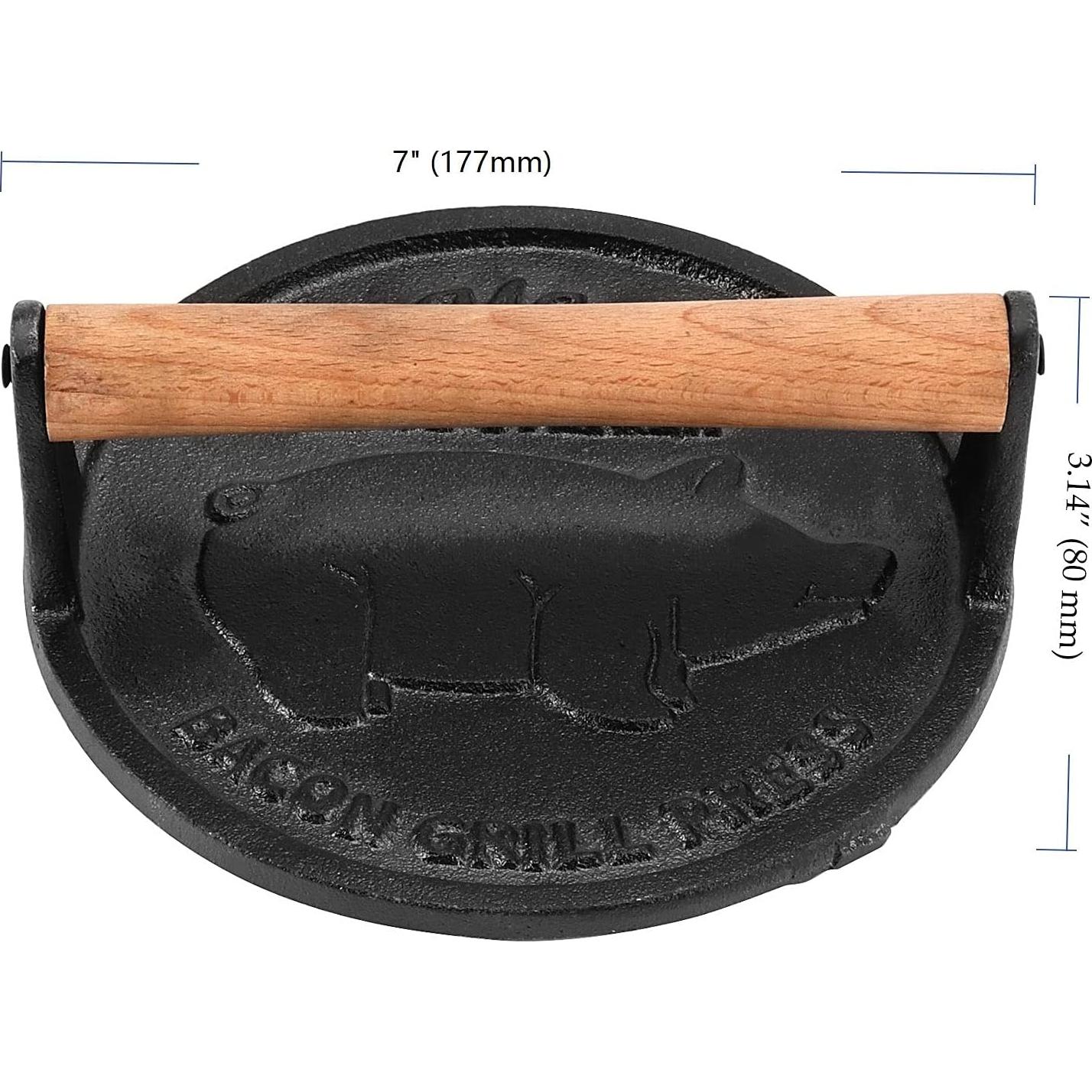 Paquete de 2 Prensas de Hierro Fundido HEIHAK 17.78 cm