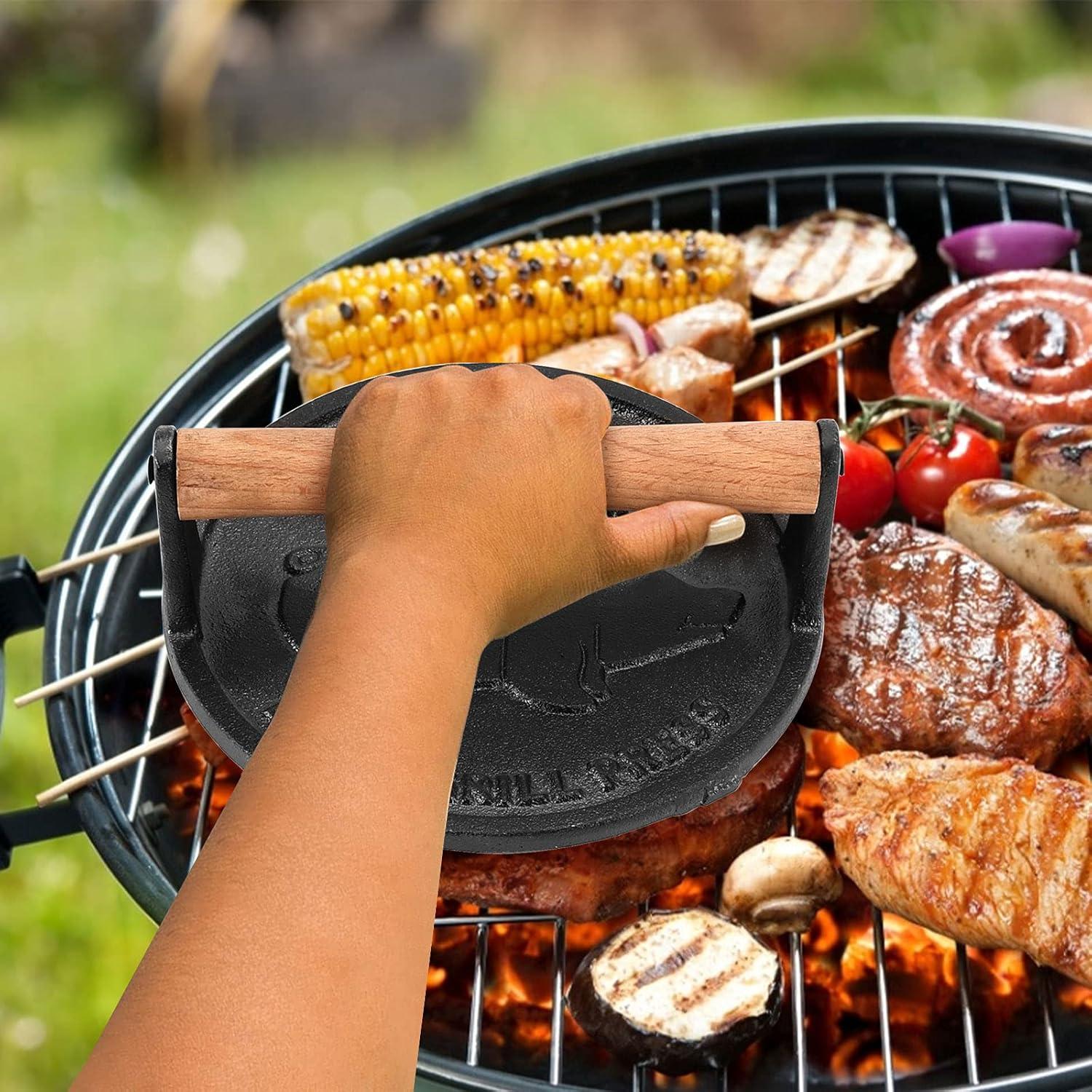 Paquete de 2 Prensas de Hierro Fundido HEIHAK 17.78 cm