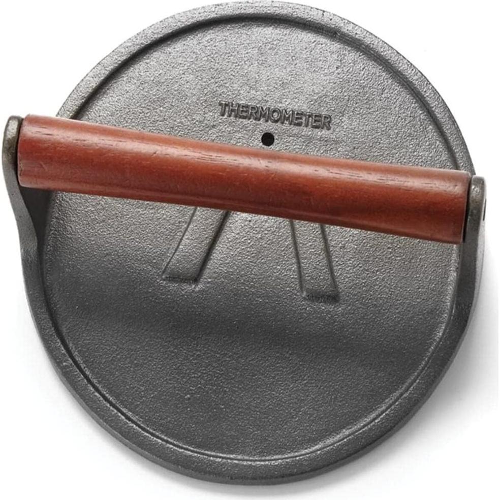 Prensa de Parrilla Redonda Outset de Hierro Fundido 20 cm