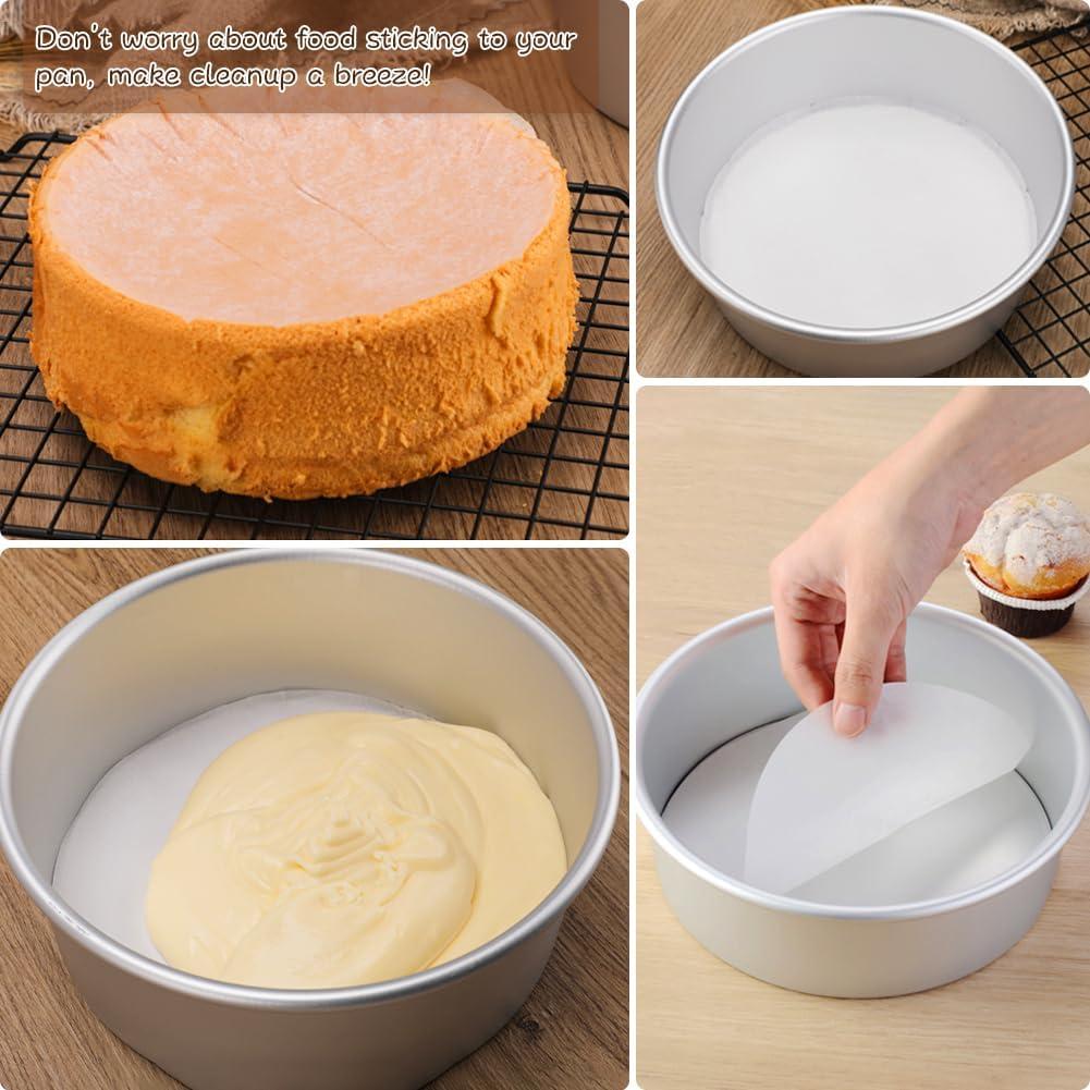 Rondas de Papel Pergamino 18 cm BYKITCHEN, 220 Hojas Anti-adherente