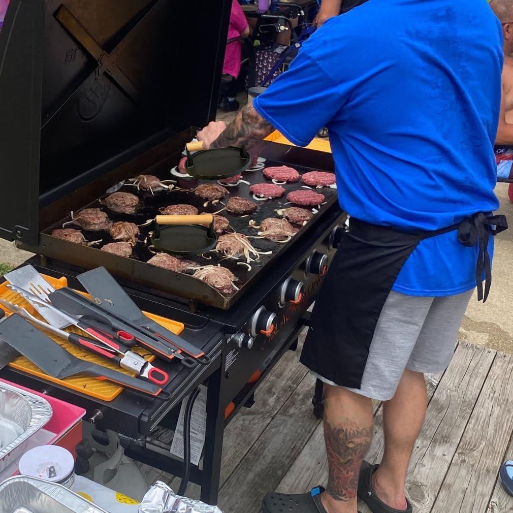 Prensa para Hamburguesas de Hierro Fundido Evelots 1.05 kg