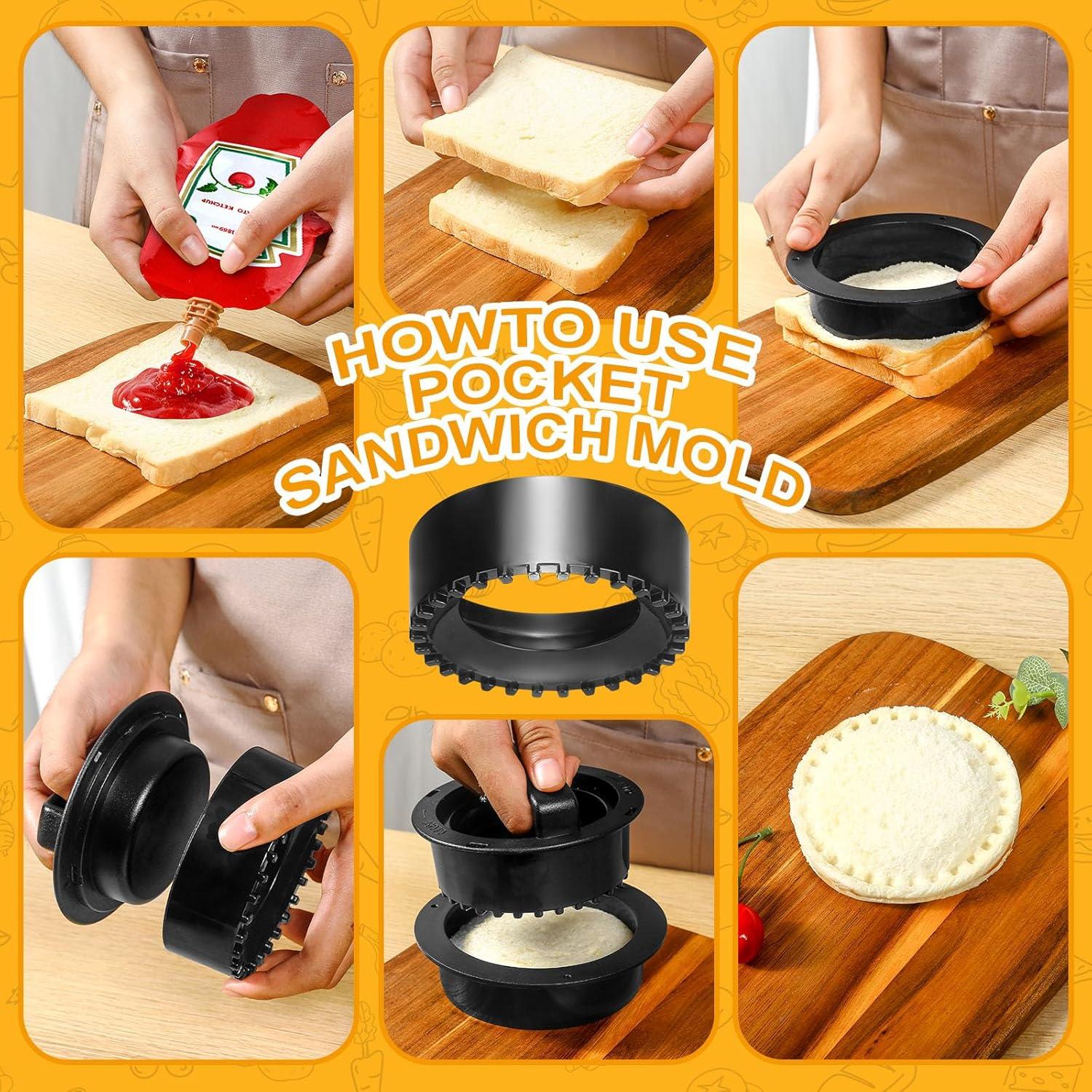 Prensa de Hamburguesas Multifuncional Fsawdnn 4-en-1 con 100 Papeles