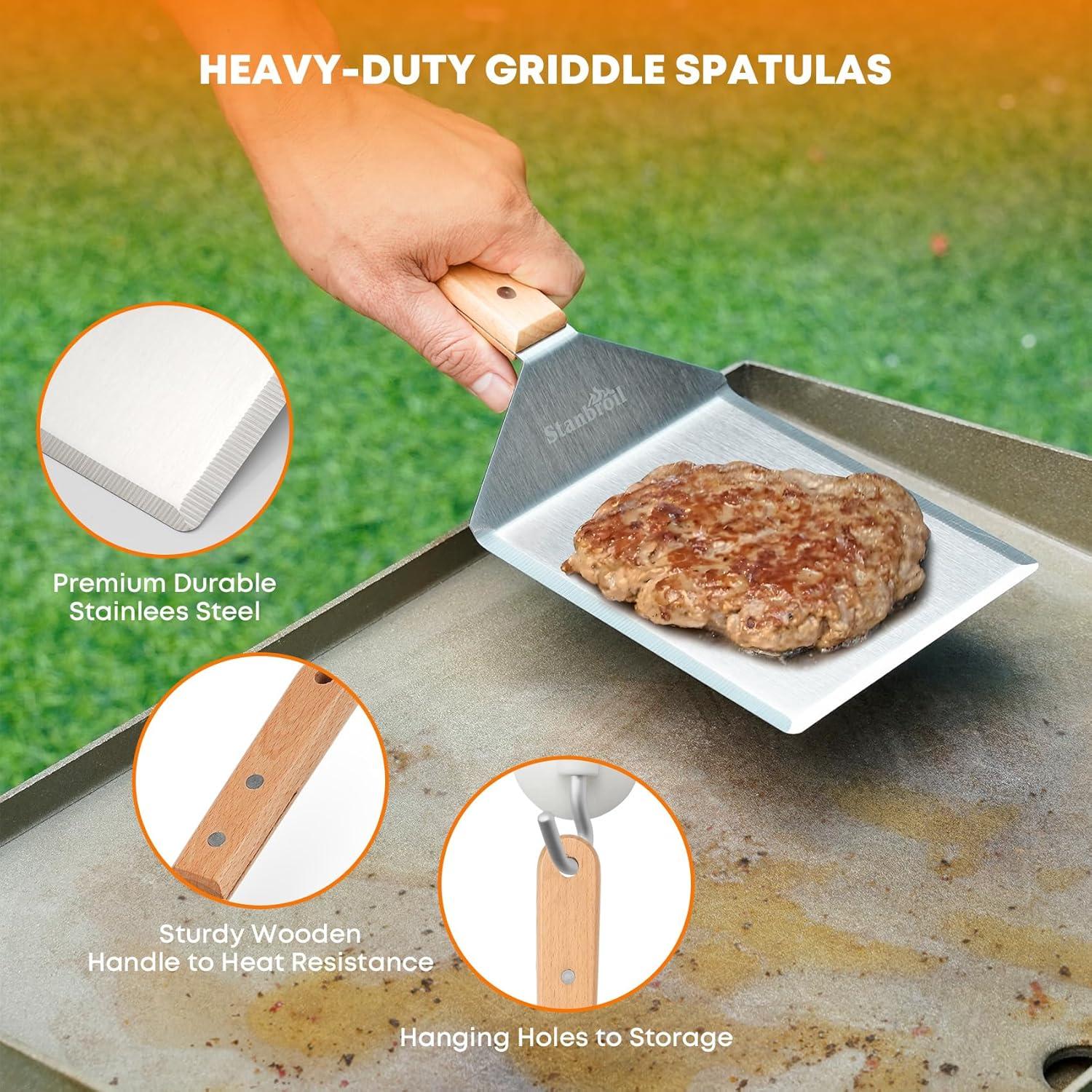 Kit de Prensa para Hamburguesas Stanbroil 5 Piezas Acero Inoxidable