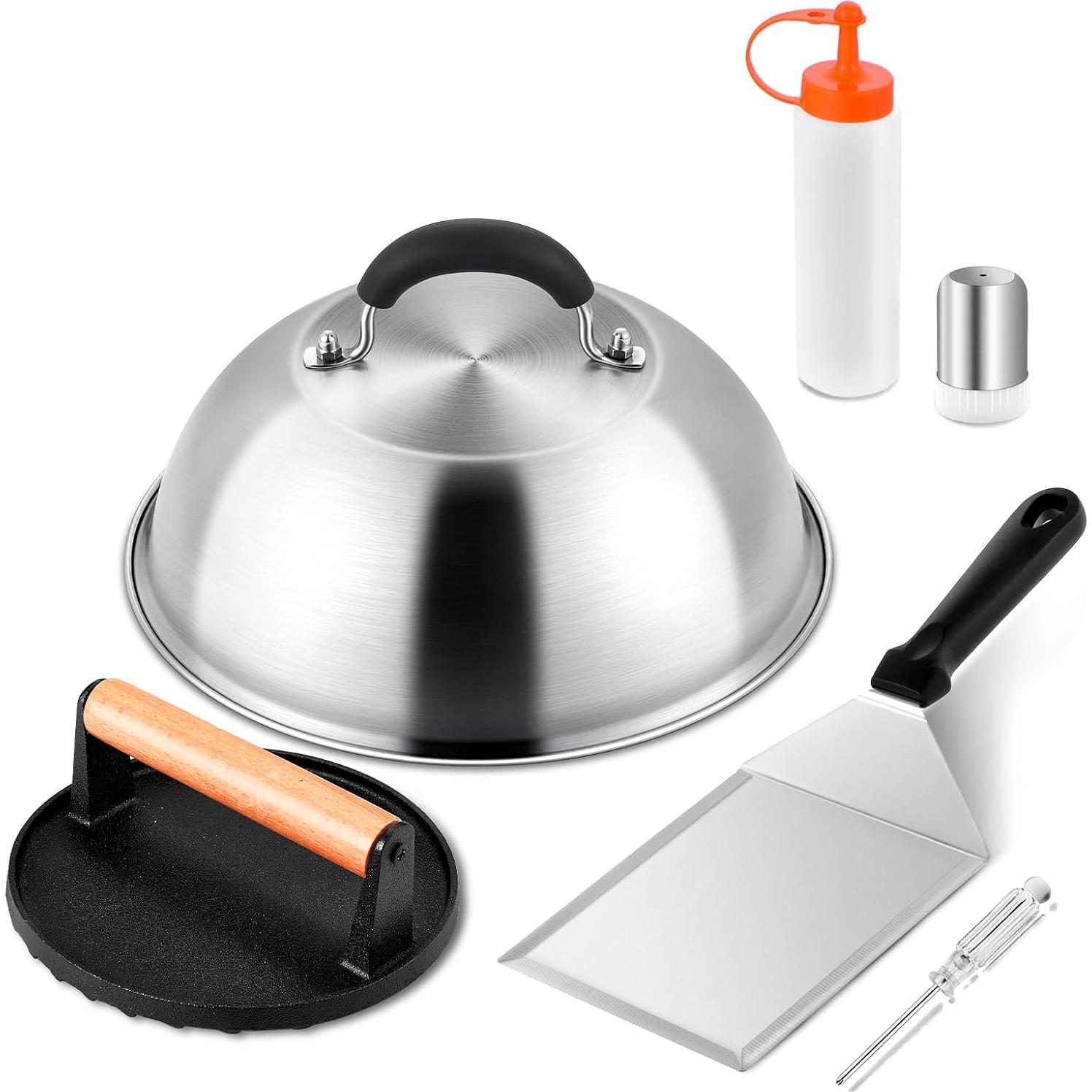 Kit de Hamburguesa Leonyo con Dome de Queso 9" y Prensa 7"