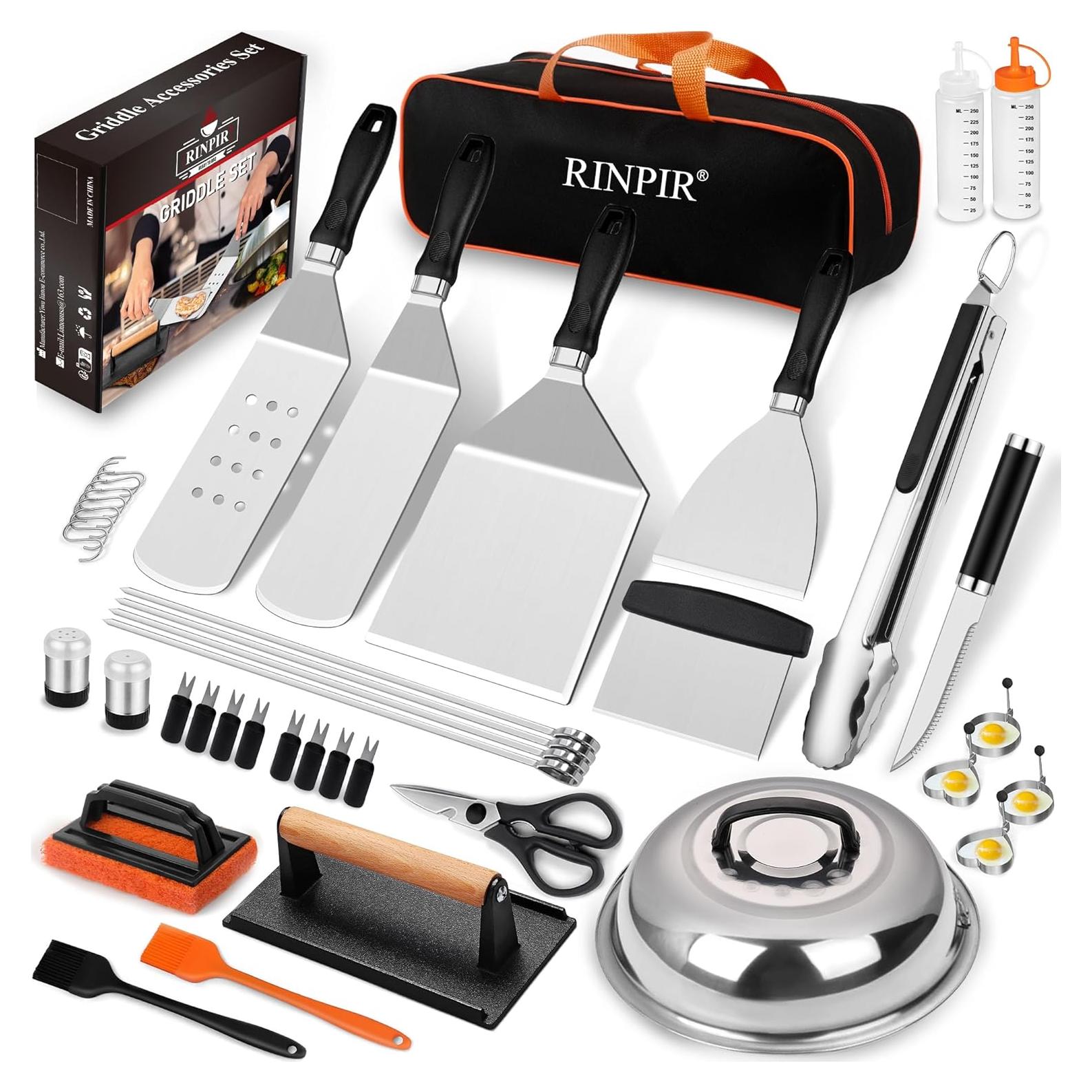 Kit de Accesorios para Plancha RINPIR 42 Piezas Acero Inoxidable