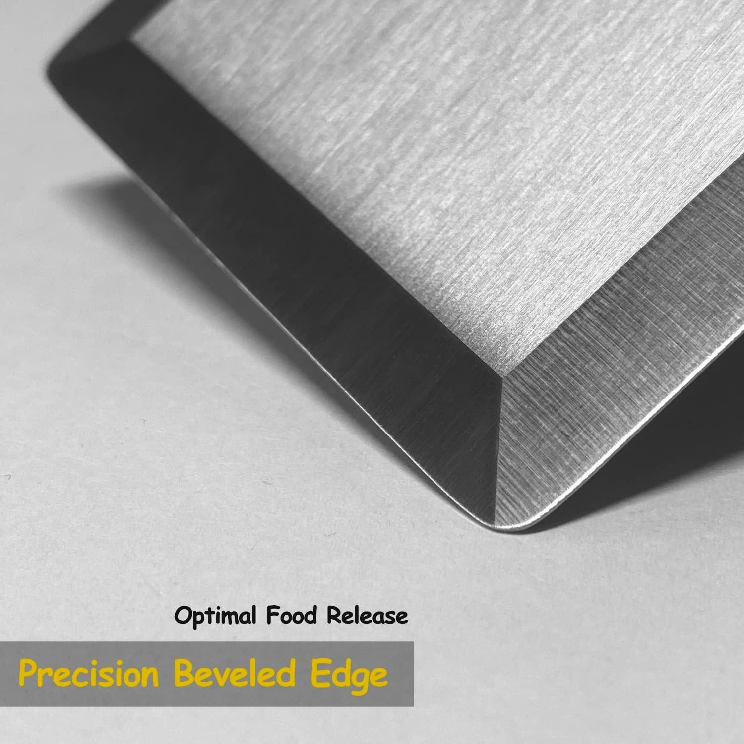 Espátula de Metal VOVOLY con Mango de Madera 29x7 cm