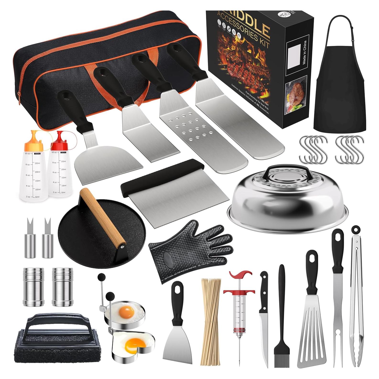 Kit de Accesorios para Plancha Furnhome 134 Piezas con Prensa