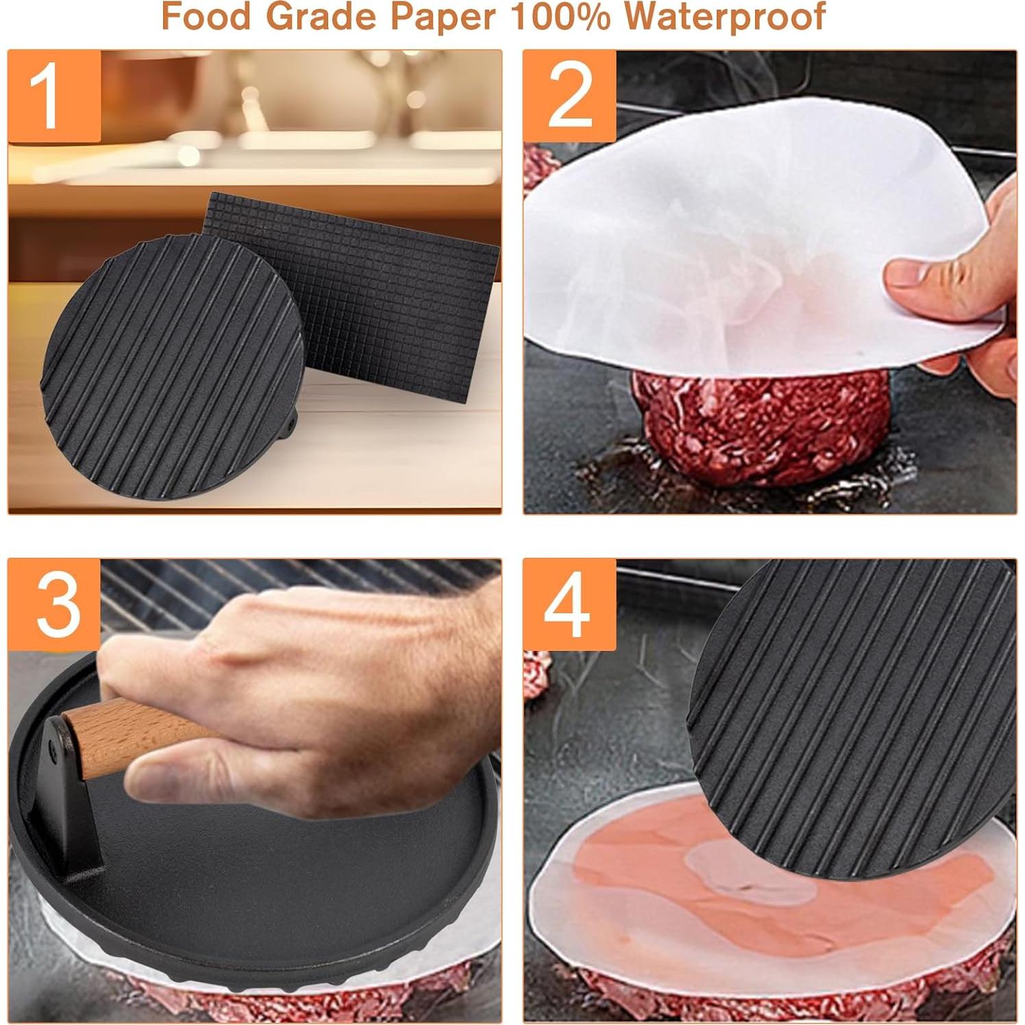 Kit de Accesorios para Plancha Blackstone - Prensa de Hamburguesa y Cúpula