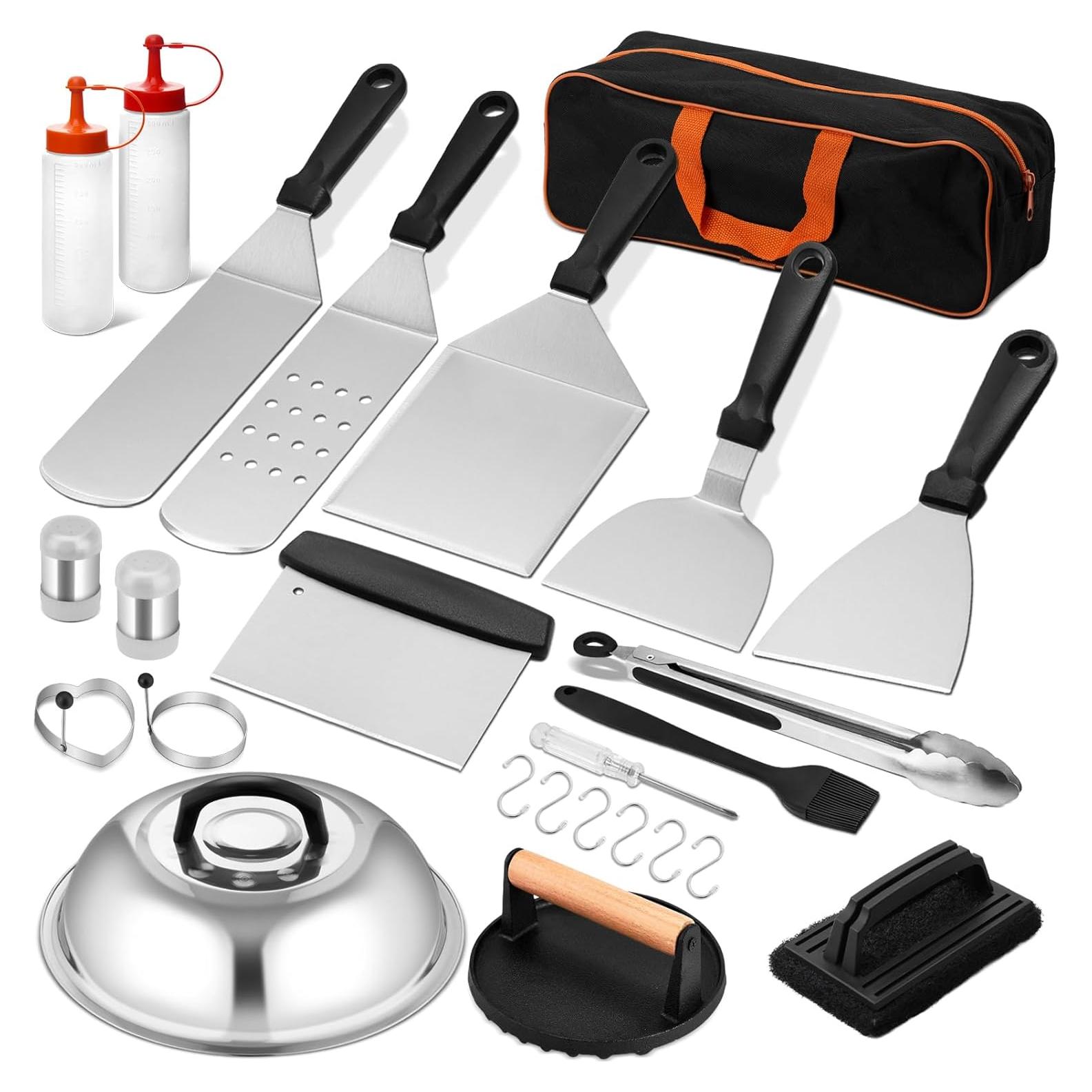 Kit de Accesorios para Parrilla Leonyo 25 Piezas Profesional