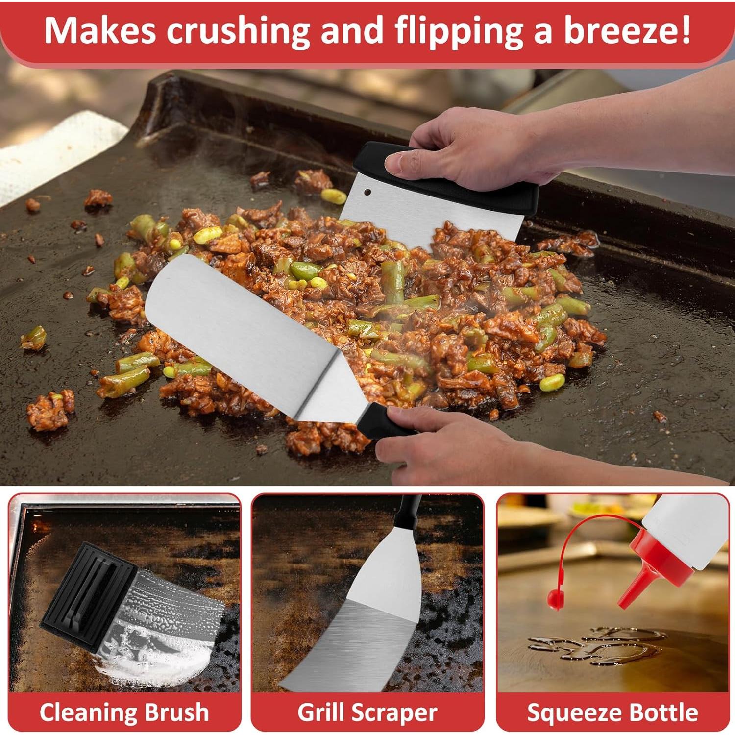 Kit de Accesorios para Parrilla Leonyo 25 Piezas Profesional