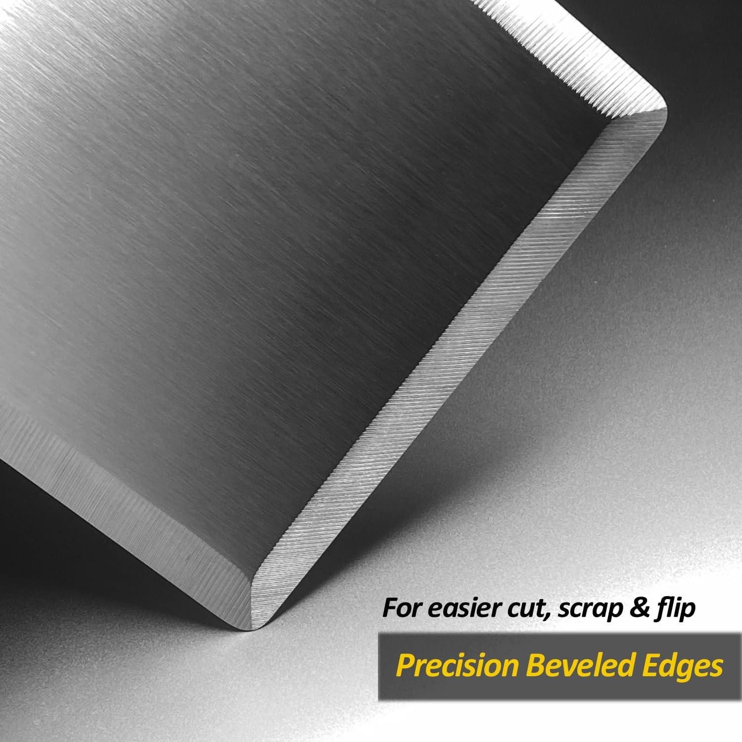 Espátula de Acero Inoxidable Vovoly 12.7x15.2cm con Mango de Madera